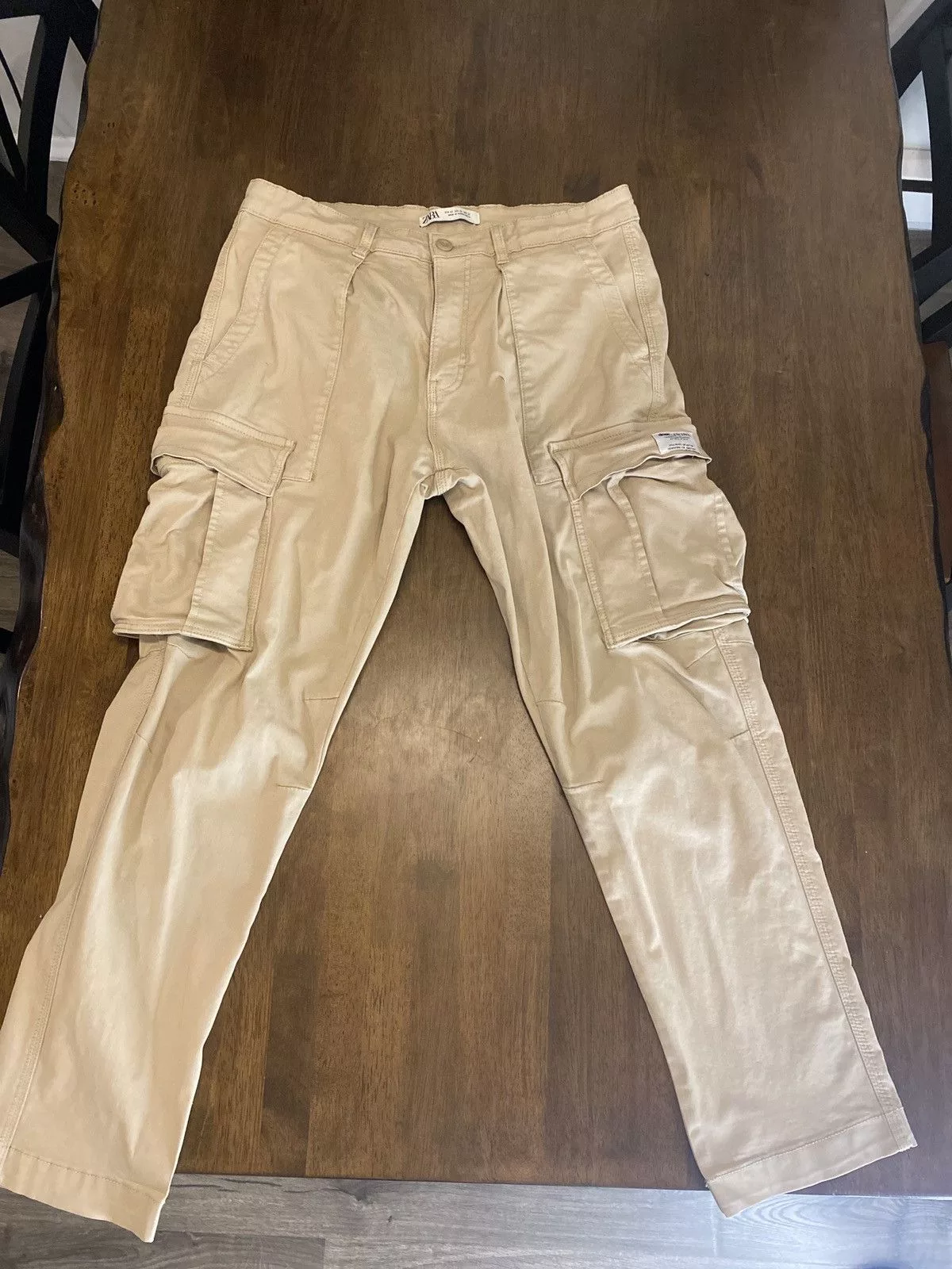 Zara Casual Pants Zara Tan Cargo Pants Brown