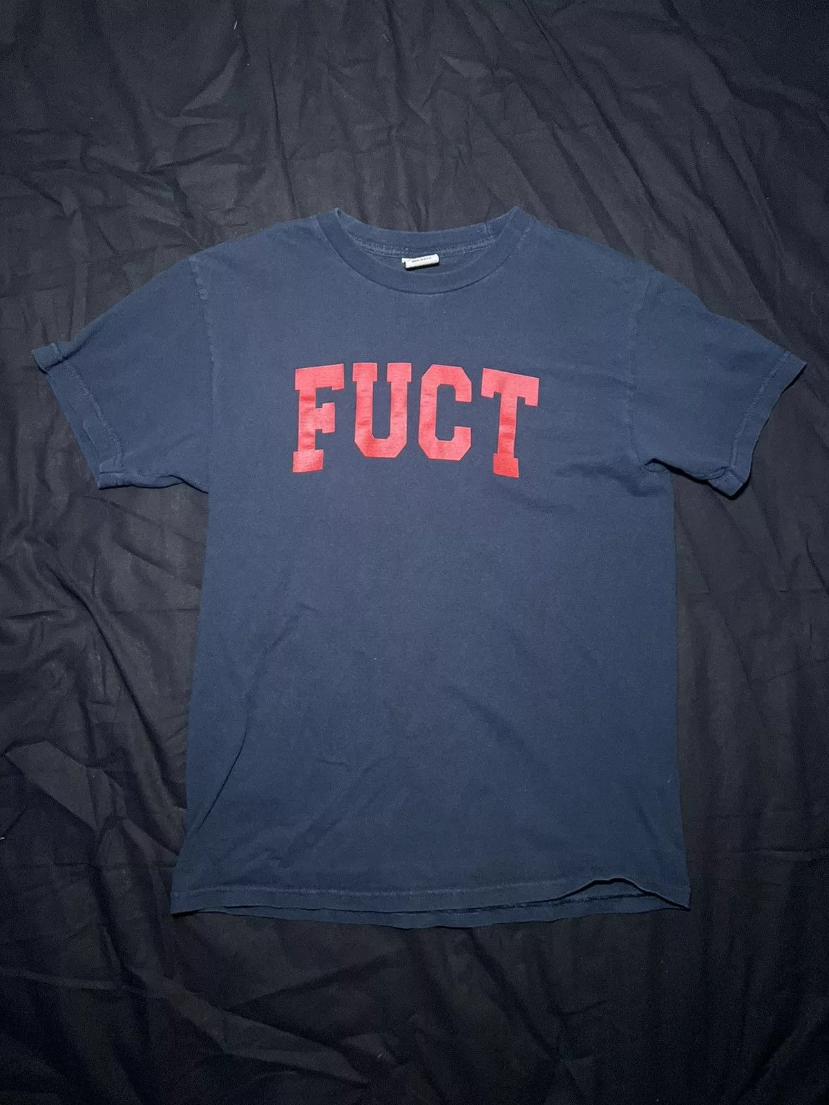 FUCT Short Sleeve T Shirts Fuct Logo Tee Blue