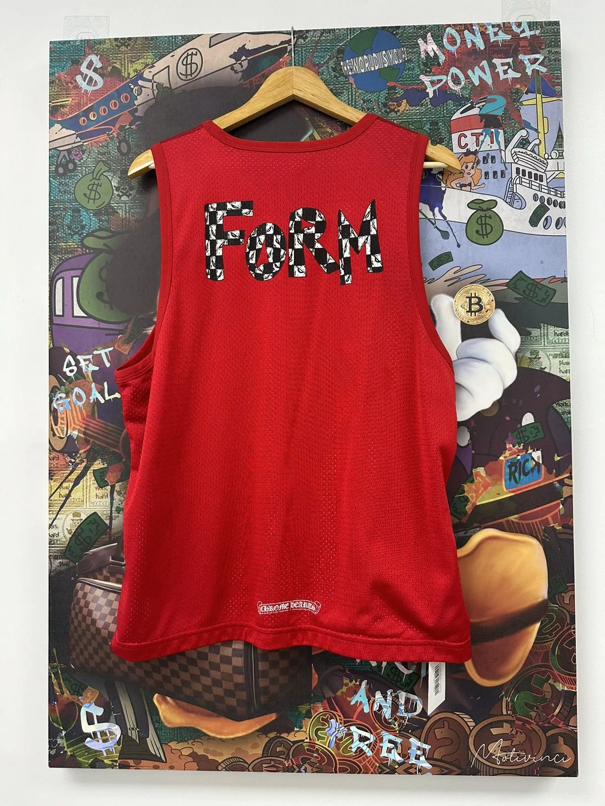 Chrome Hearts Jerseys Chrome Hearts Matty Boy Form Reversible Jersey Red