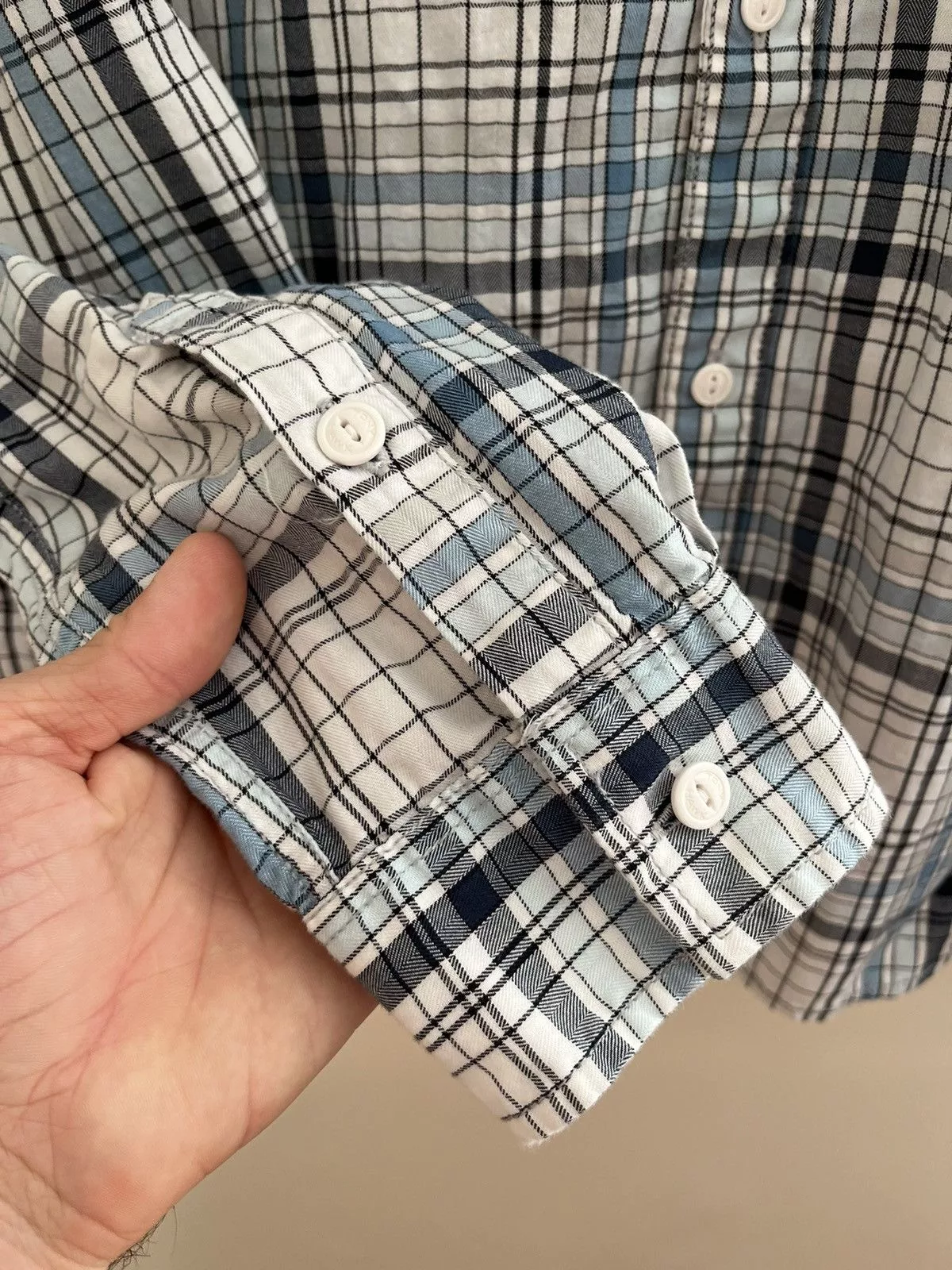 Hook-Ups Shirts Button Ups Hook-Ups × Tony Hawk × Vintage Vintage 00’s Tony Hawk Flannel Shirt Slim Fit Multi