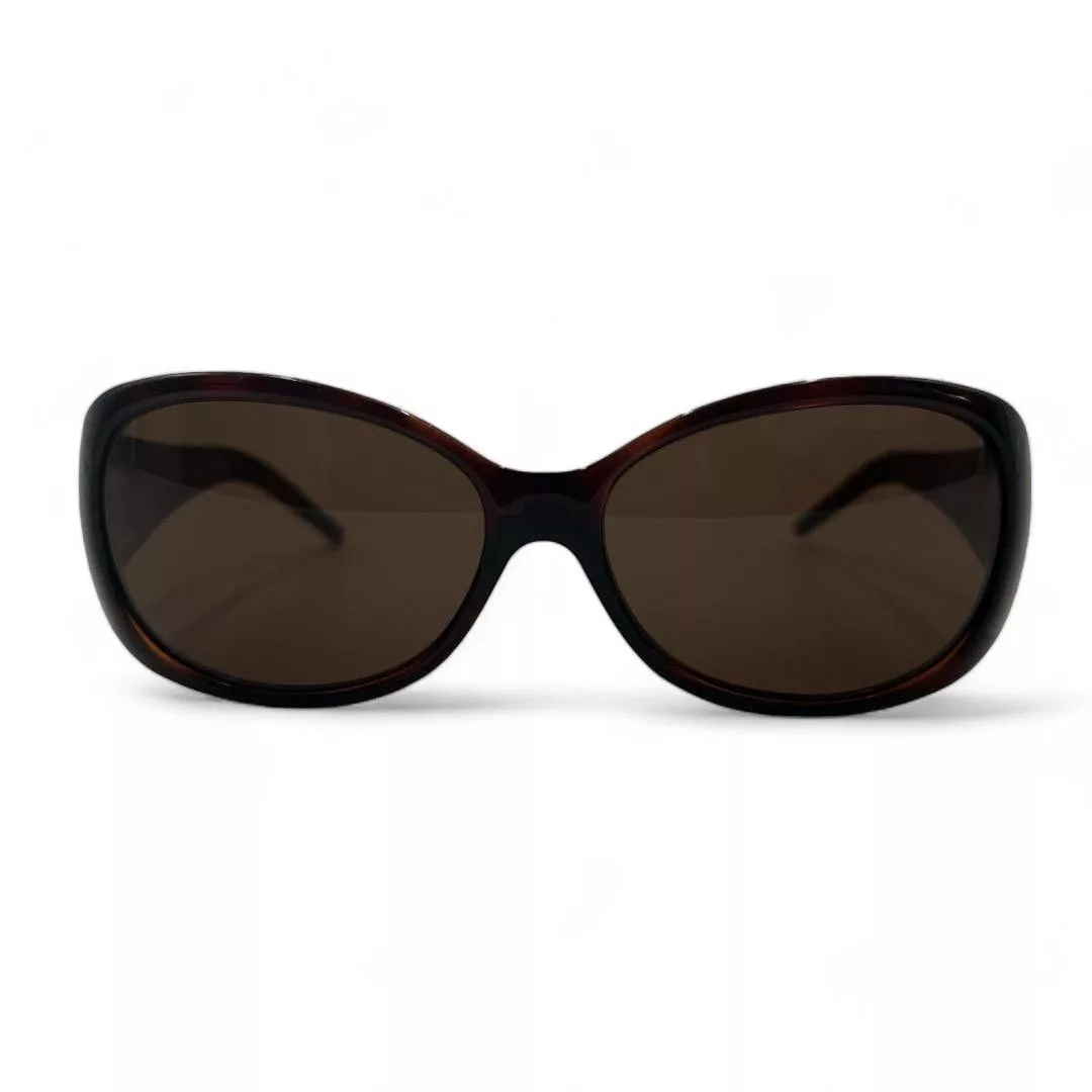 Fendi Glasses Fendi - Sunglasses Brown Zucca Pattern Plastic