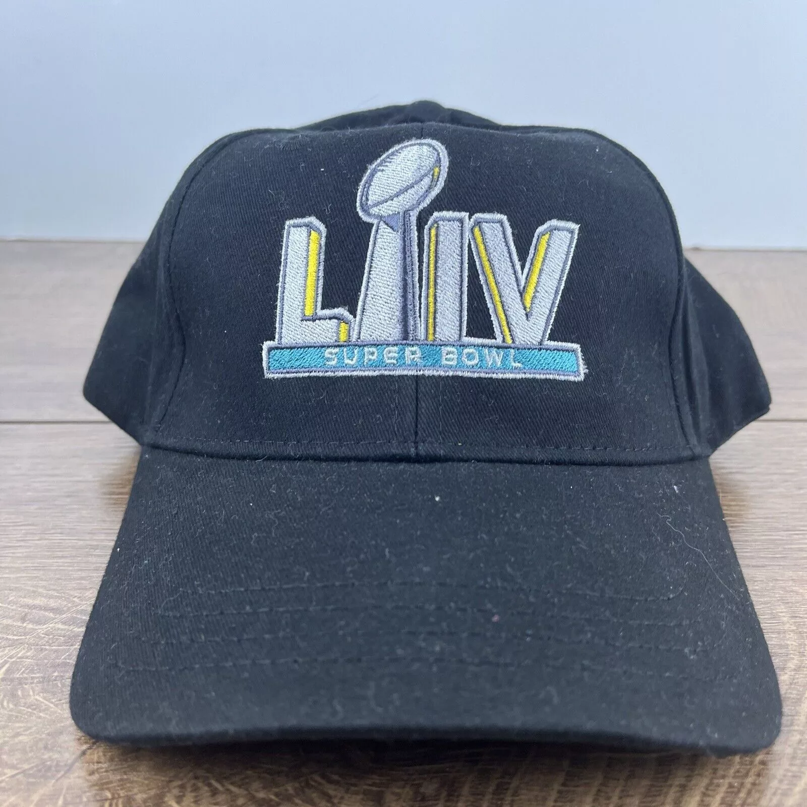 Other Hats Other Super Bowl 53 Hat LIIV Hat Black Hat Adjustable NFL Black Ad