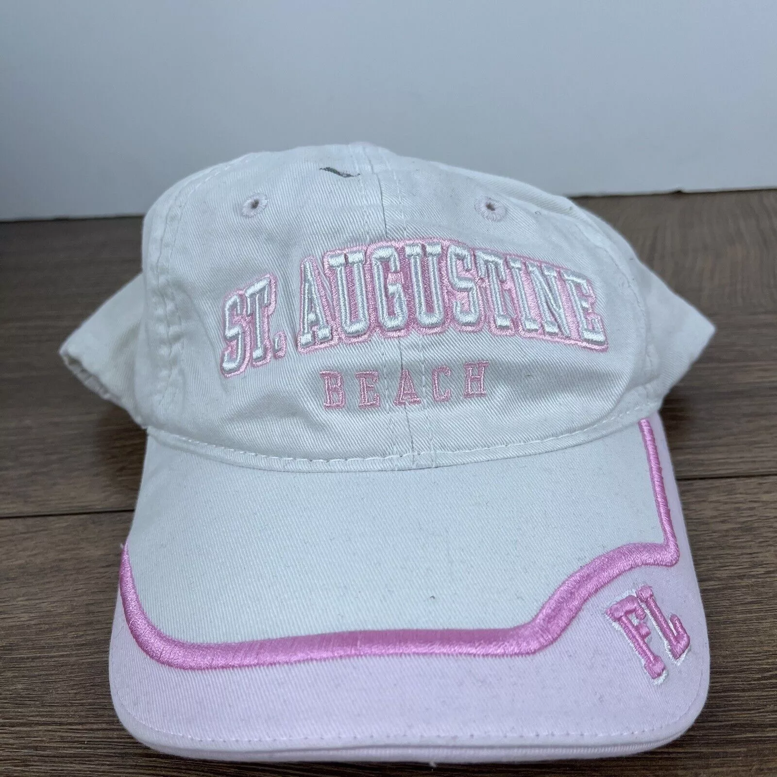 Other Hats Other St. Augustine Florida Hat St Augustine White Hat Adjustable