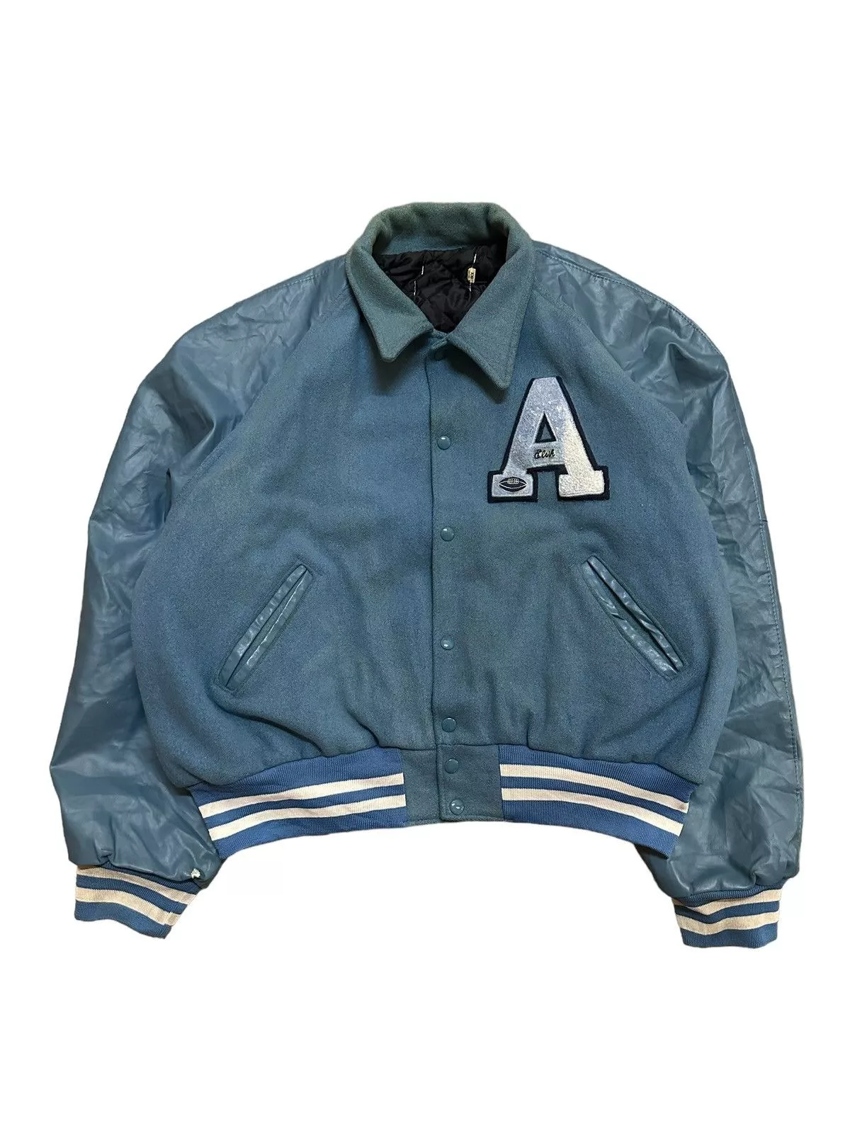 Vintage Bombers Vintage Varsity Jacket Blue