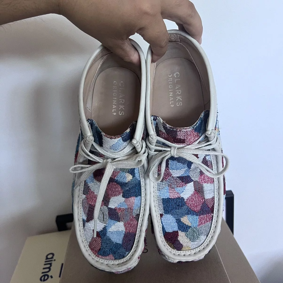 Clarks Boots Clarks Wallabee “Mosaic” Multi