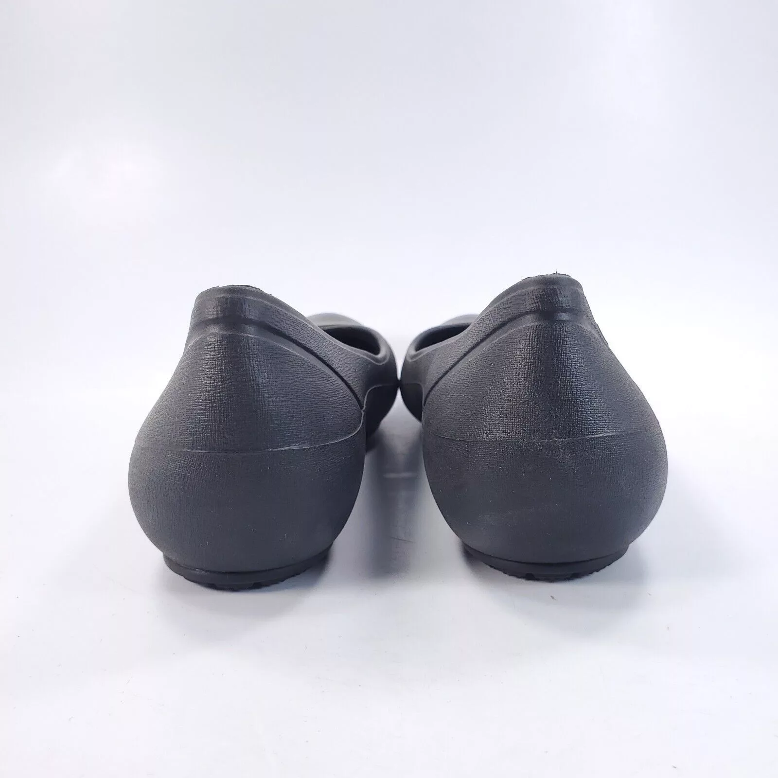 Crocs Flats Crocs Ballet Flat Womens Size 9 Black Rubber Round Toe