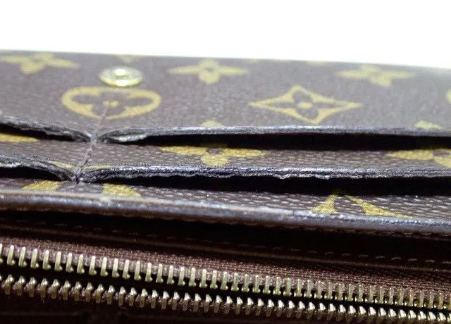 Louis Vuitton Wallets Louis Vuitton Sarah Monogram Leather Brown Wallet