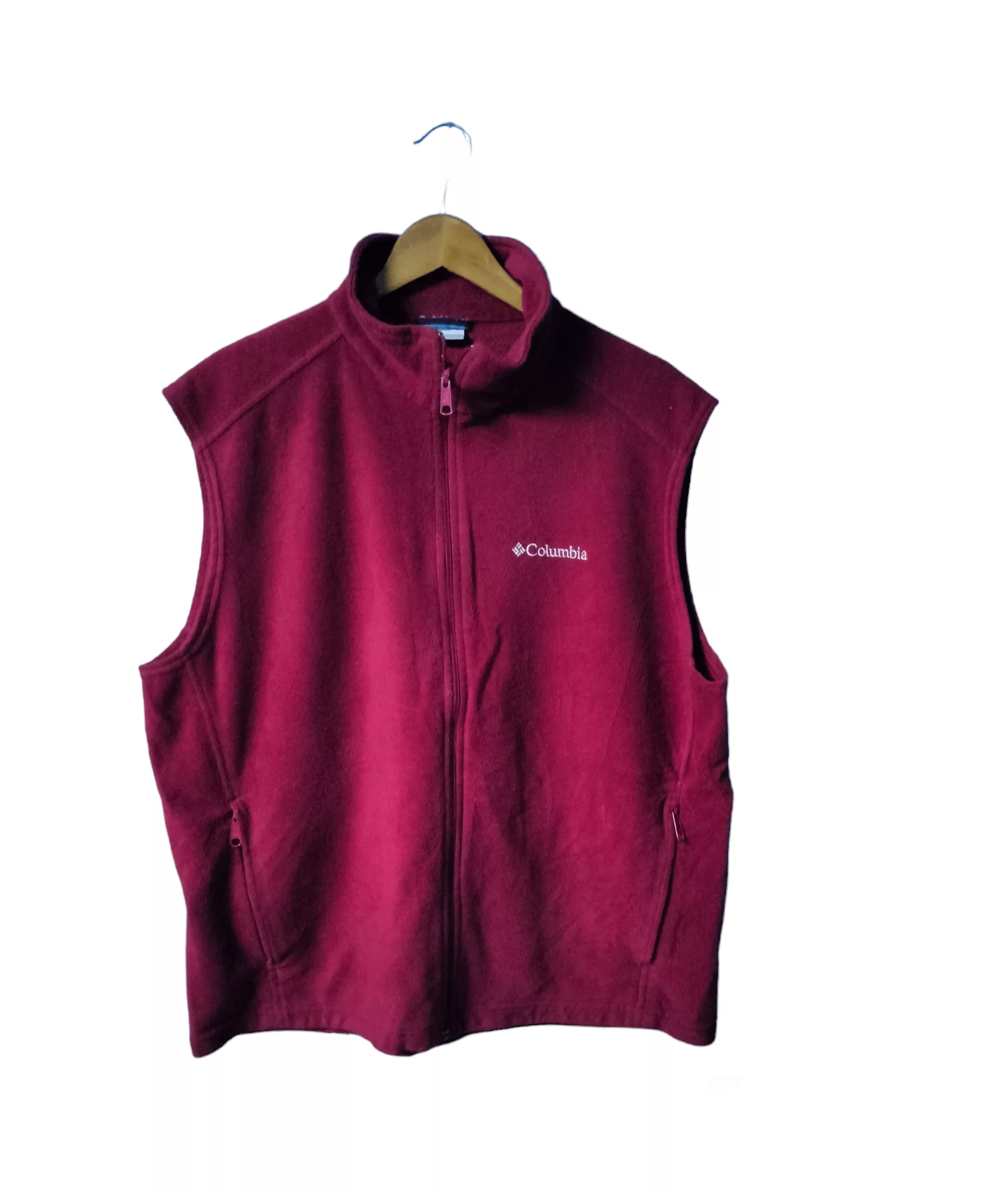 Columbia Vests Columbia × Vintage vintage COLUMBIA fleece vest Red