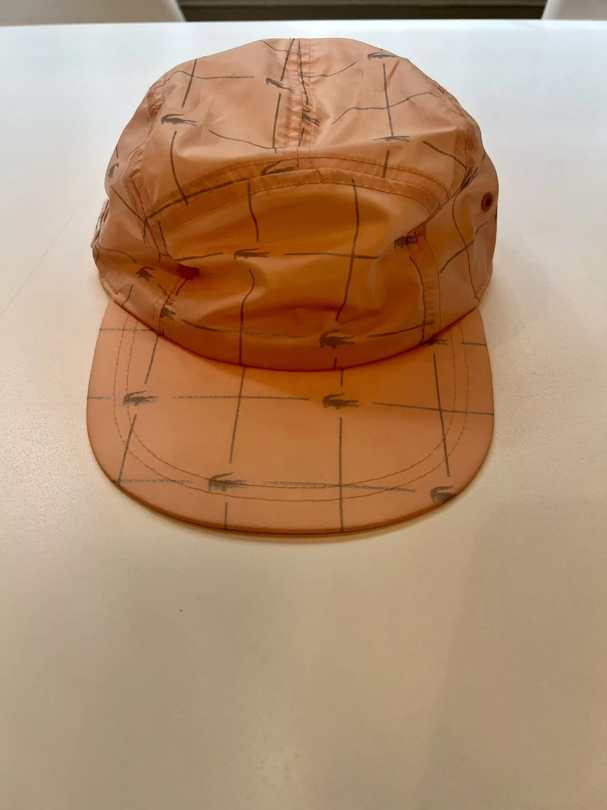Lacoste Hats Lacoste × Supreme Supreme x Lacoste 5 Panel agar Orange