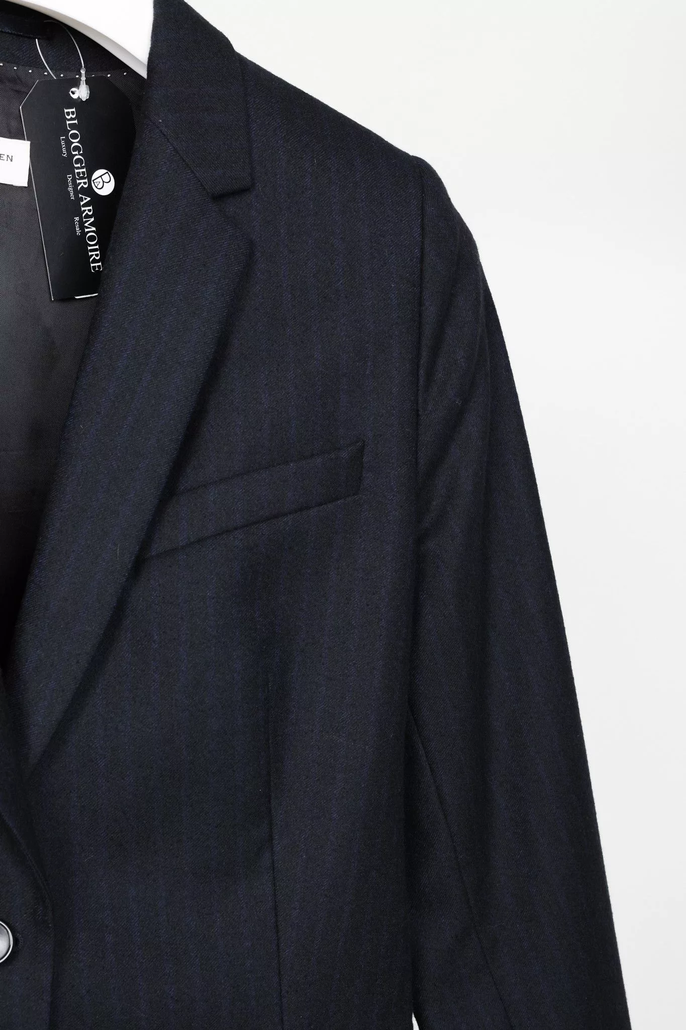 Dries Van Noten Blazers Dries Van Noten Navy Wool Blazer Black