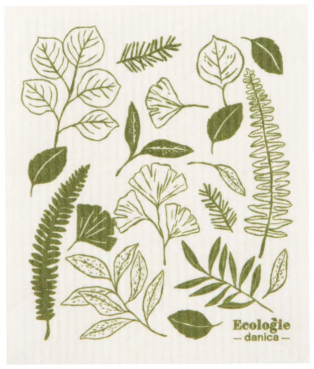 Fern & Frond Swedish Dishcloth