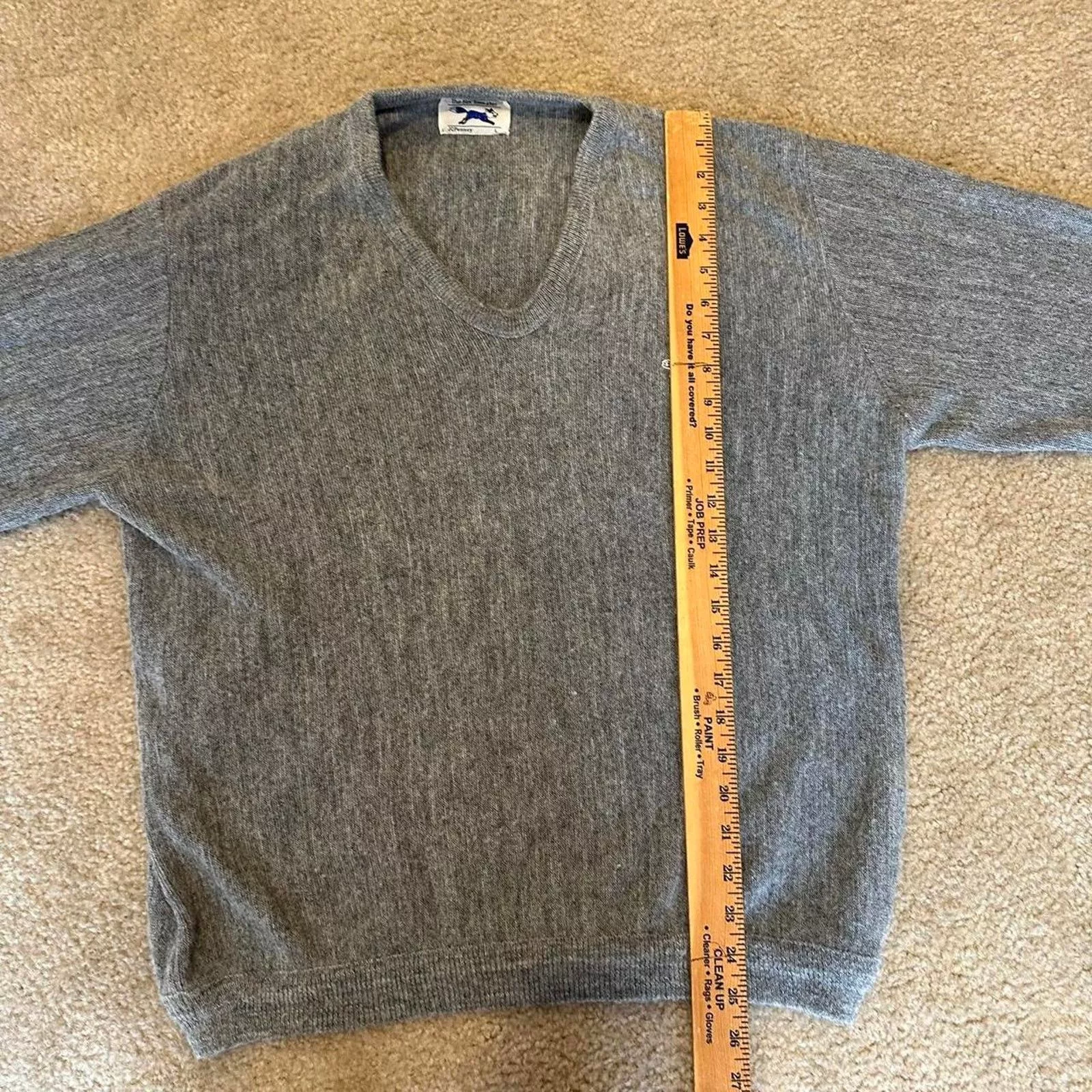 Other Sweaters Knitwear Other 70s/80s jc penney the fox sweater pullover Gray