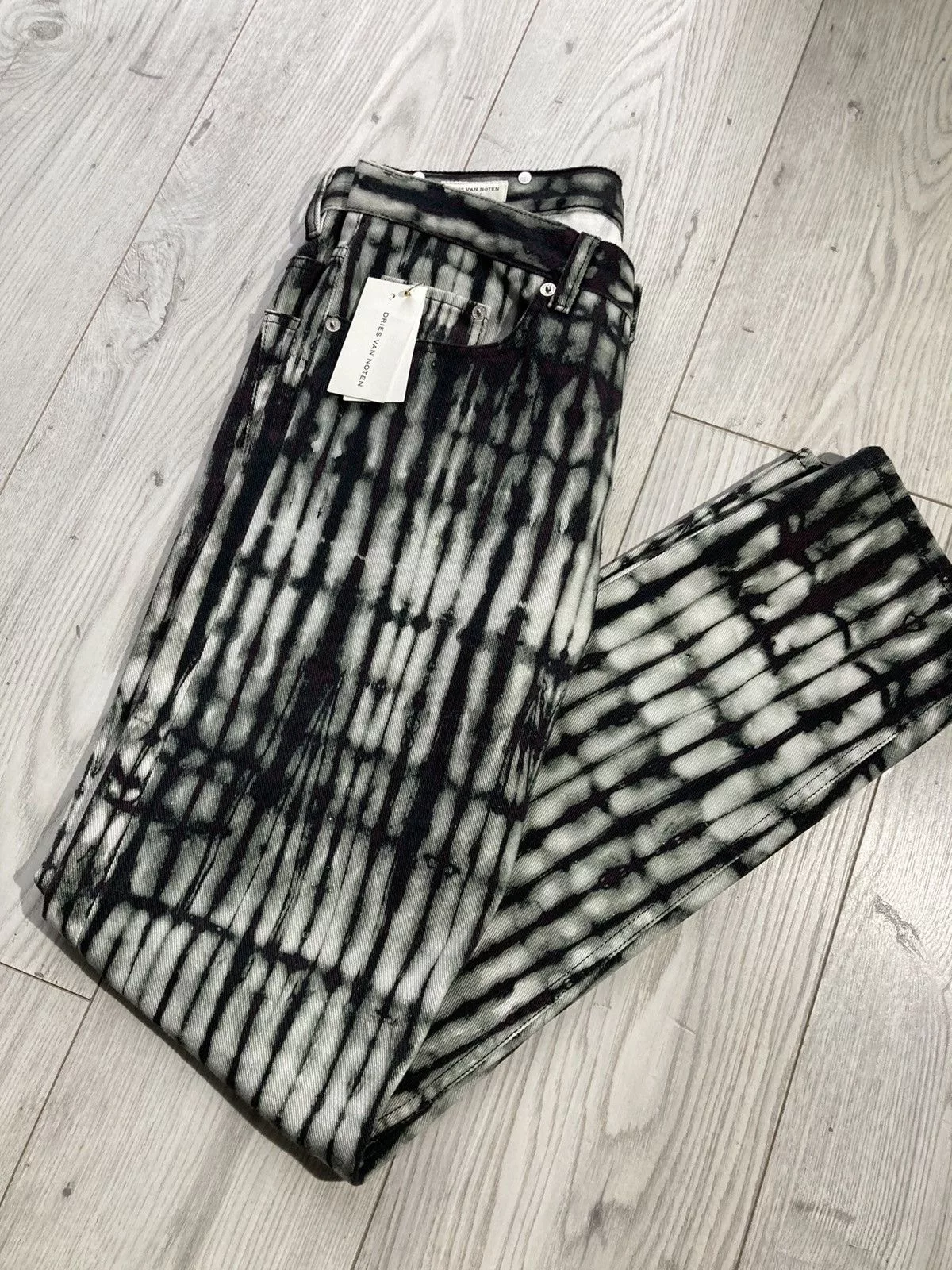 Dries Van Noten Denim Dries Van Noten jeans gris 31 Black