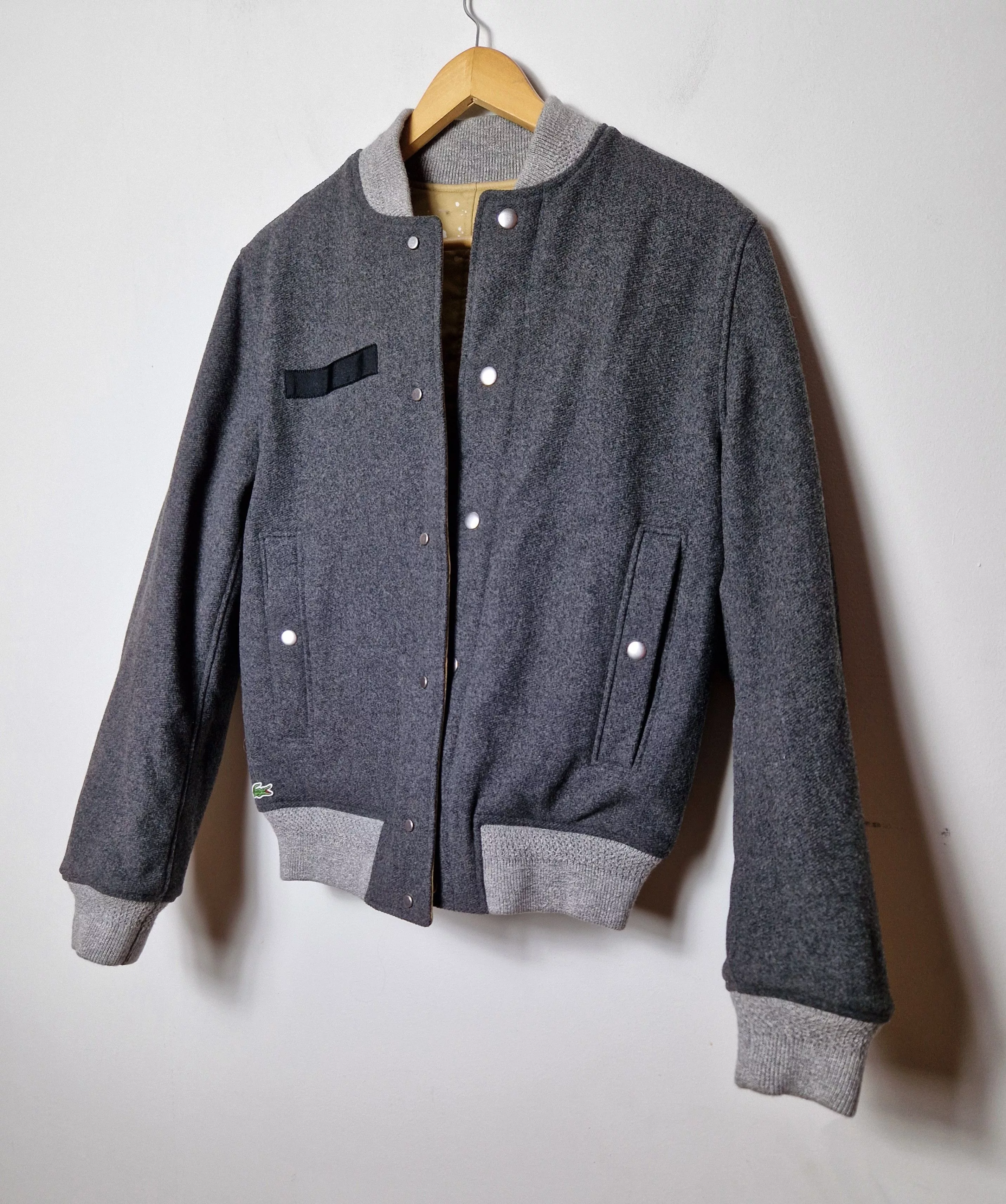 Lacoste Bombers Lacoste Live Reversible Varsity Jacket Multi