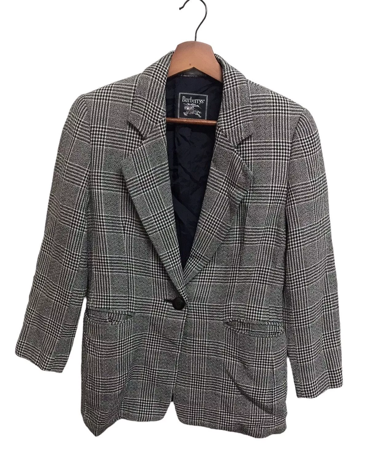 Burberry Light Jackets Burberry Grey Blazer Jacket Gray