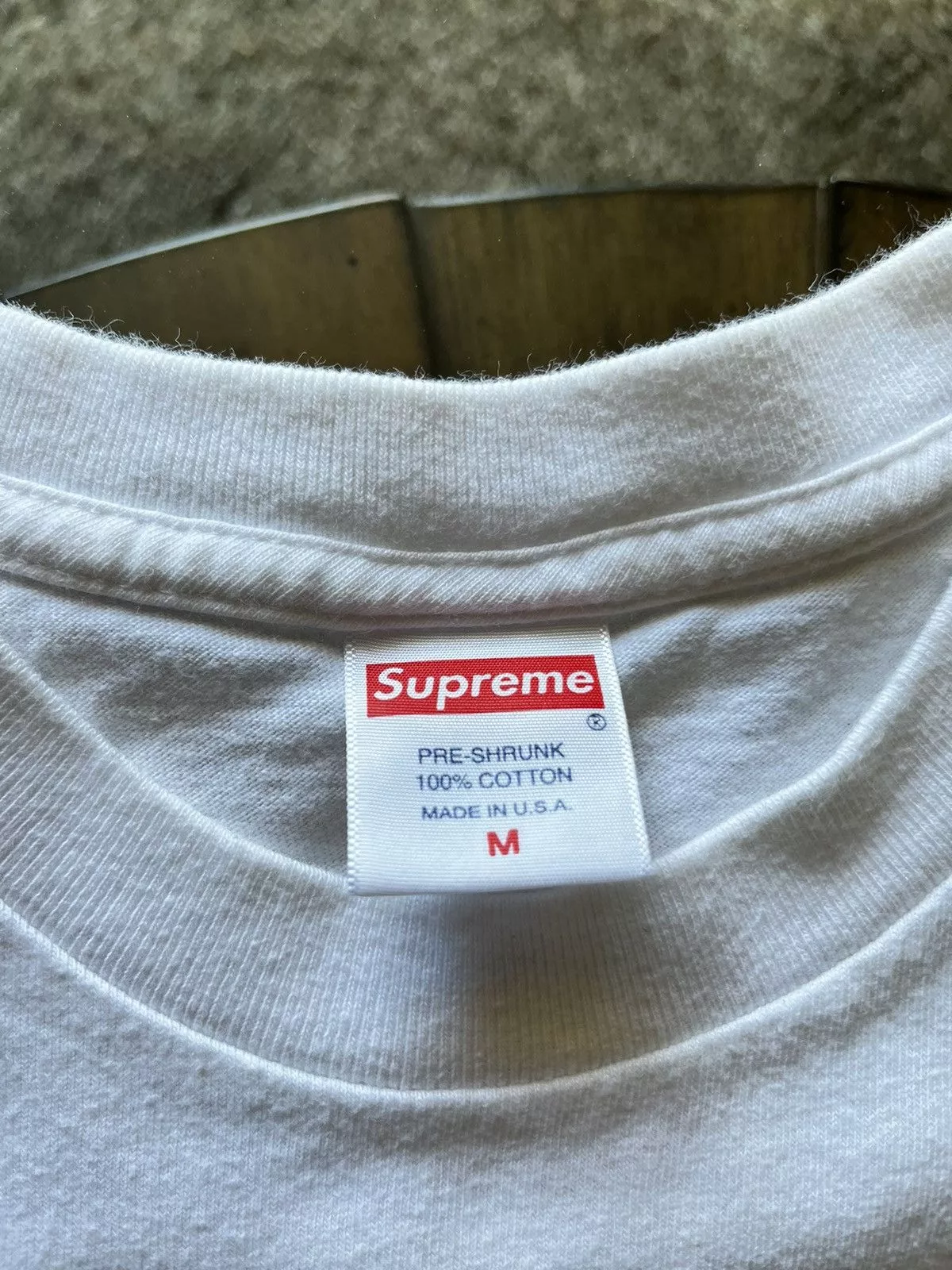 Supreme Short Sleeve T Shirts Supreme Apes Tee White