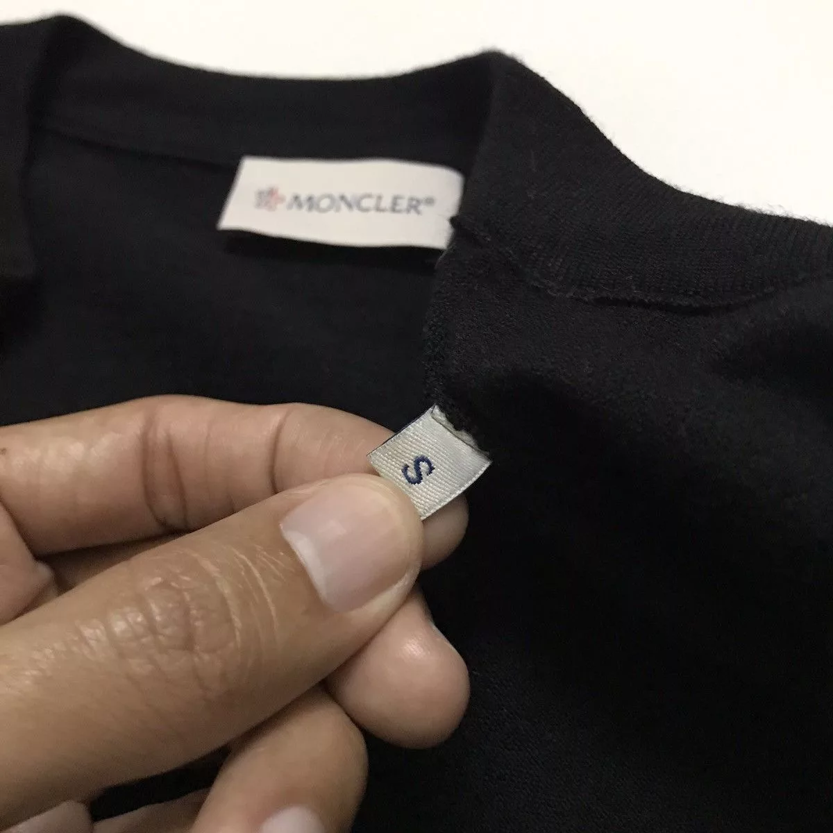 Moncler Jackets Moncler Maglia Tricot Alla Coreana Black