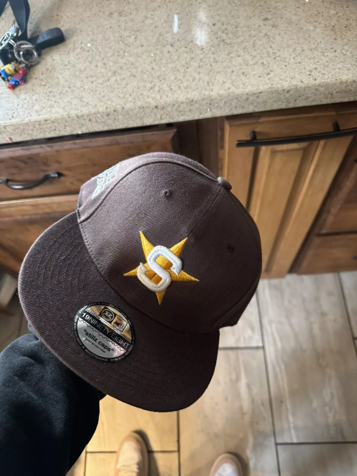 Slumpy Kev Hats Slumpy Kev × STILLZ Stillz brown fitted hat