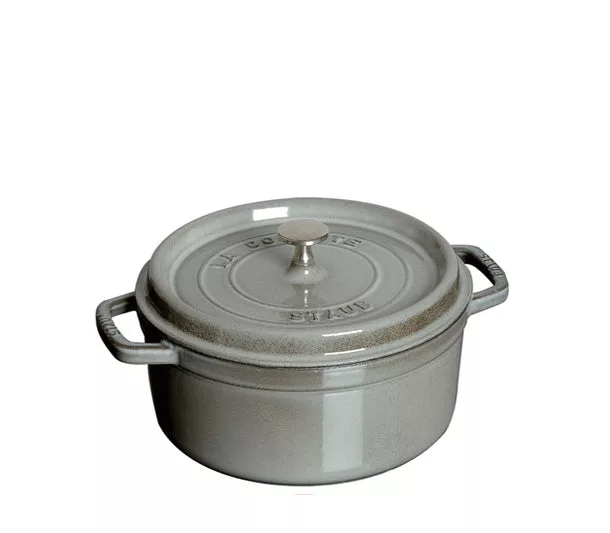 Staub Graphite Grey 2.75 QT Round Cocotte