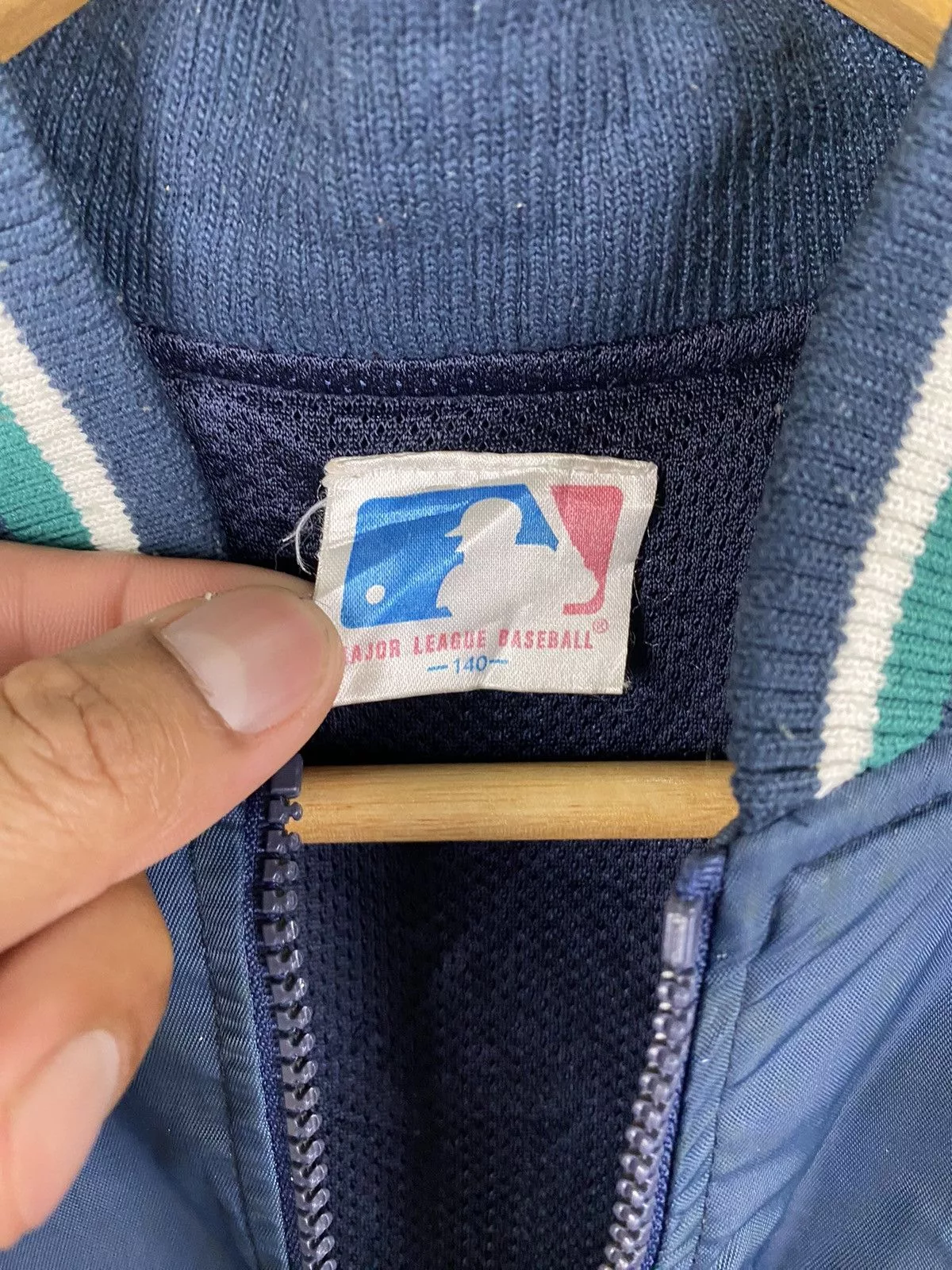 MLB Bombers MLB × Vintage Vintage MLB Bomber Jacket Mariners Blue