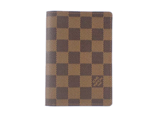 Louis Vuitton Wallets Louis Vuitton Damier Ebene Brown Passport Holder