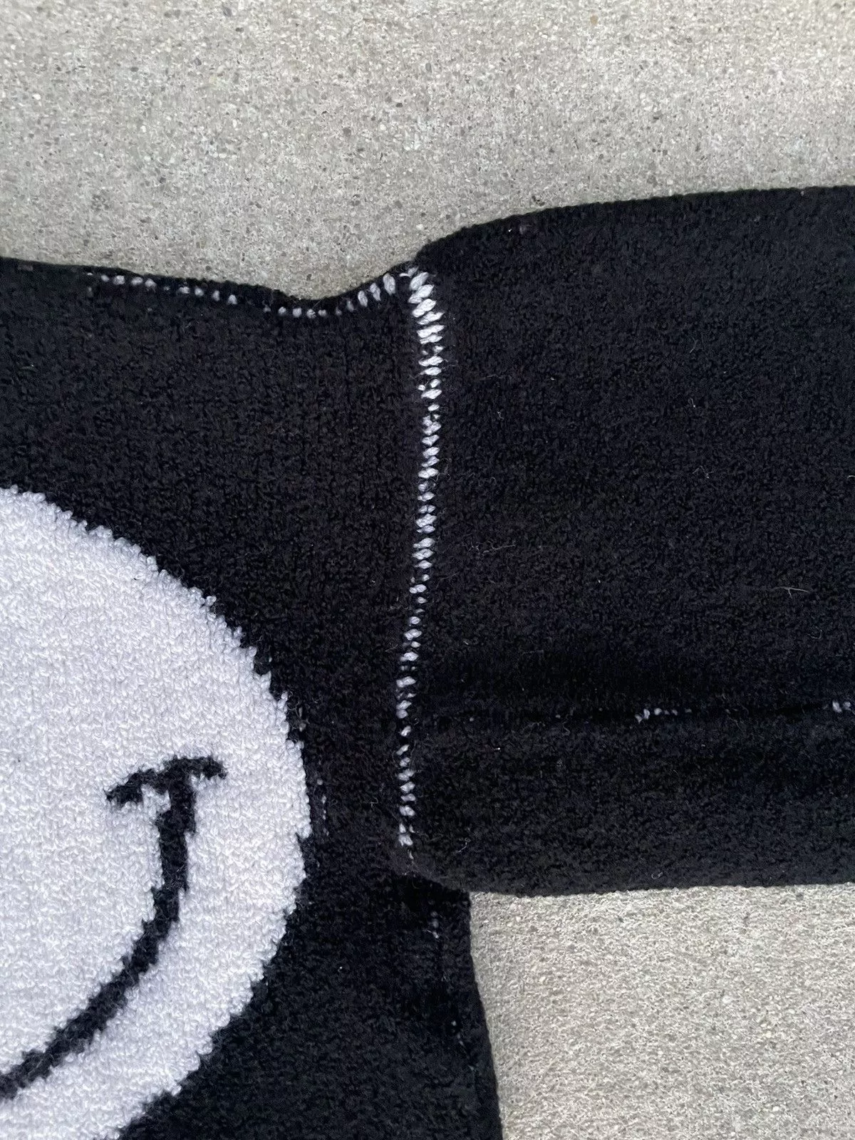 Raf Simons Sweaters Knitwear Raf Simons Smiley Wool Sweater Black