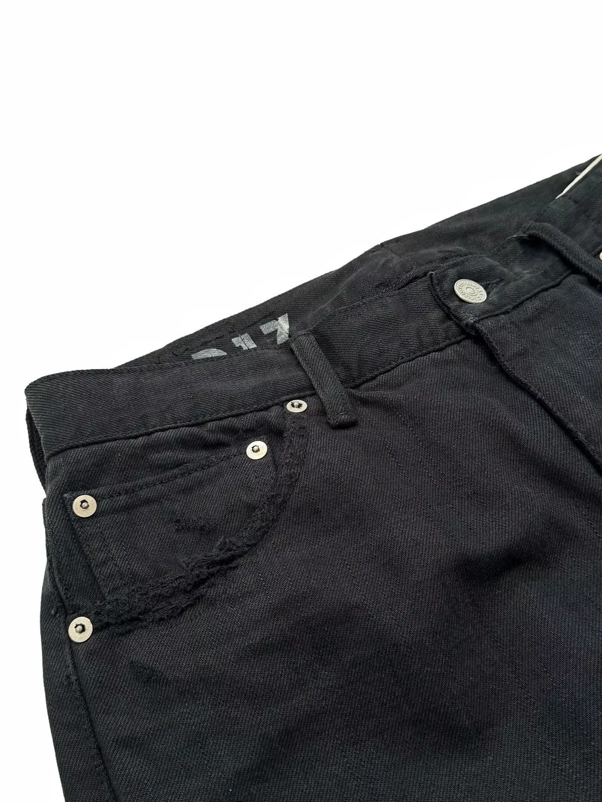 Visvim Denim Visvim SS20 Dmgd 12D17 Social Sculpture Distressed Denim Black