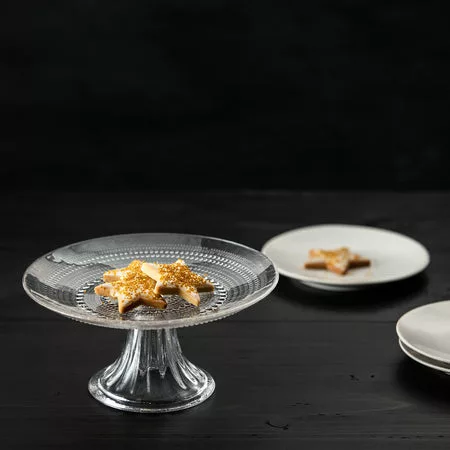 Jupiter Clear Mini Cake and Cupcake Stand 8.5x8.5x4"     