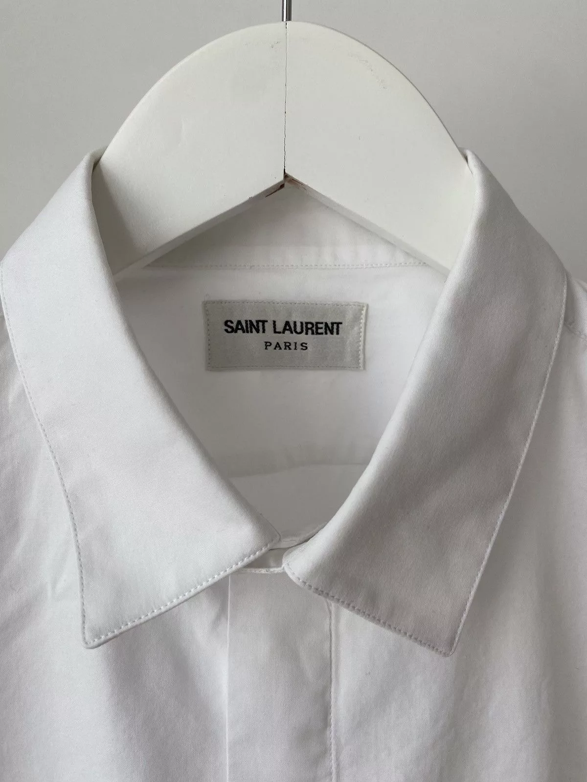 Saint Laurent Paris Shirts Button Ups Saint Laurent Paris white button up basic shirt