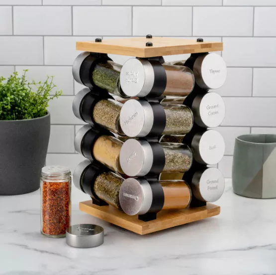 Blyth Bamboo 16 Jar Spice Carousel