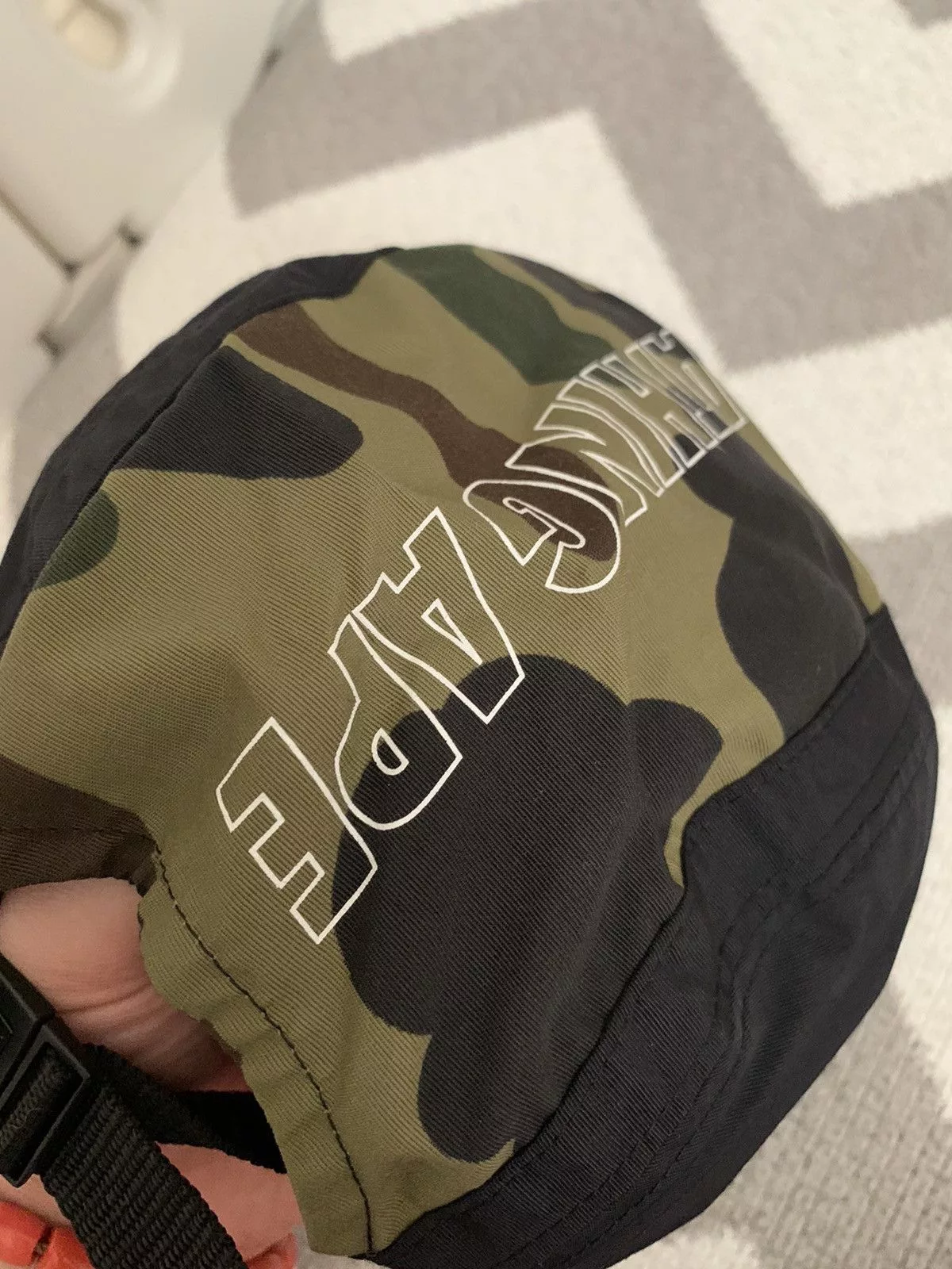 Bape Hats Bape 1st Camo Jet Cap Black
