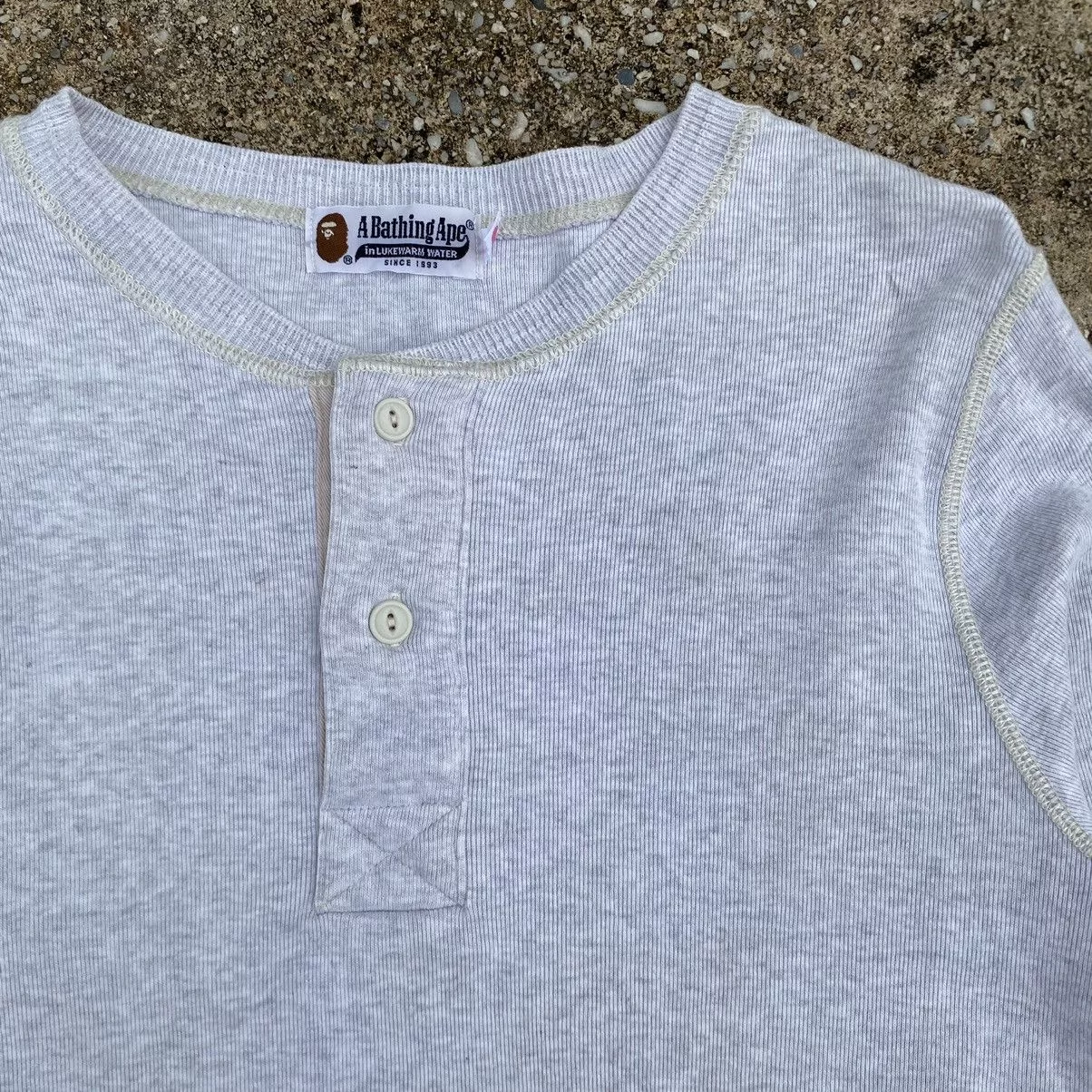 Bape Long Sleeve T Shirts Bape Women Longsleeve Gray