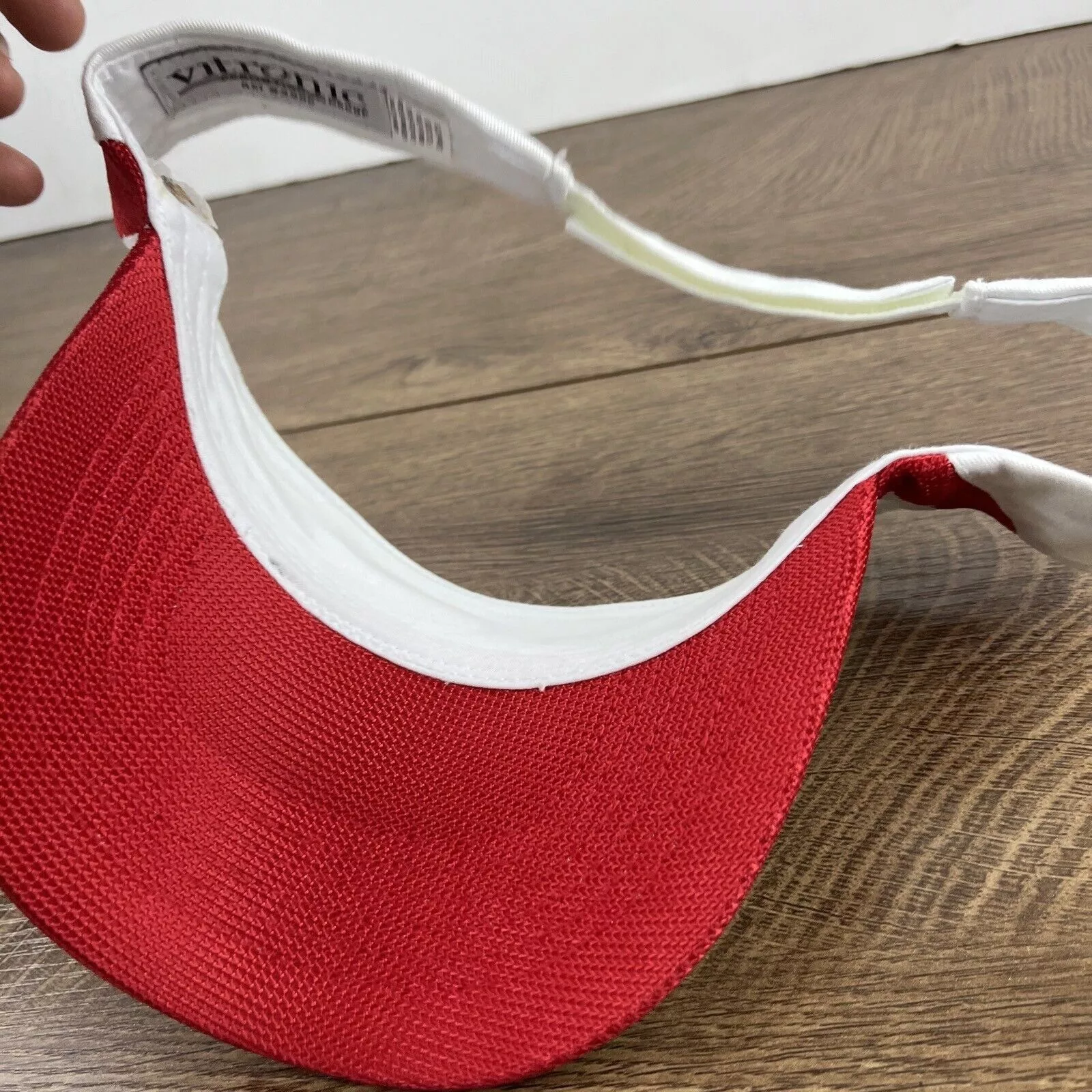 Other Hats Other ADC Visor Cap White Adjustable Hat Adult Size Hat White Cap