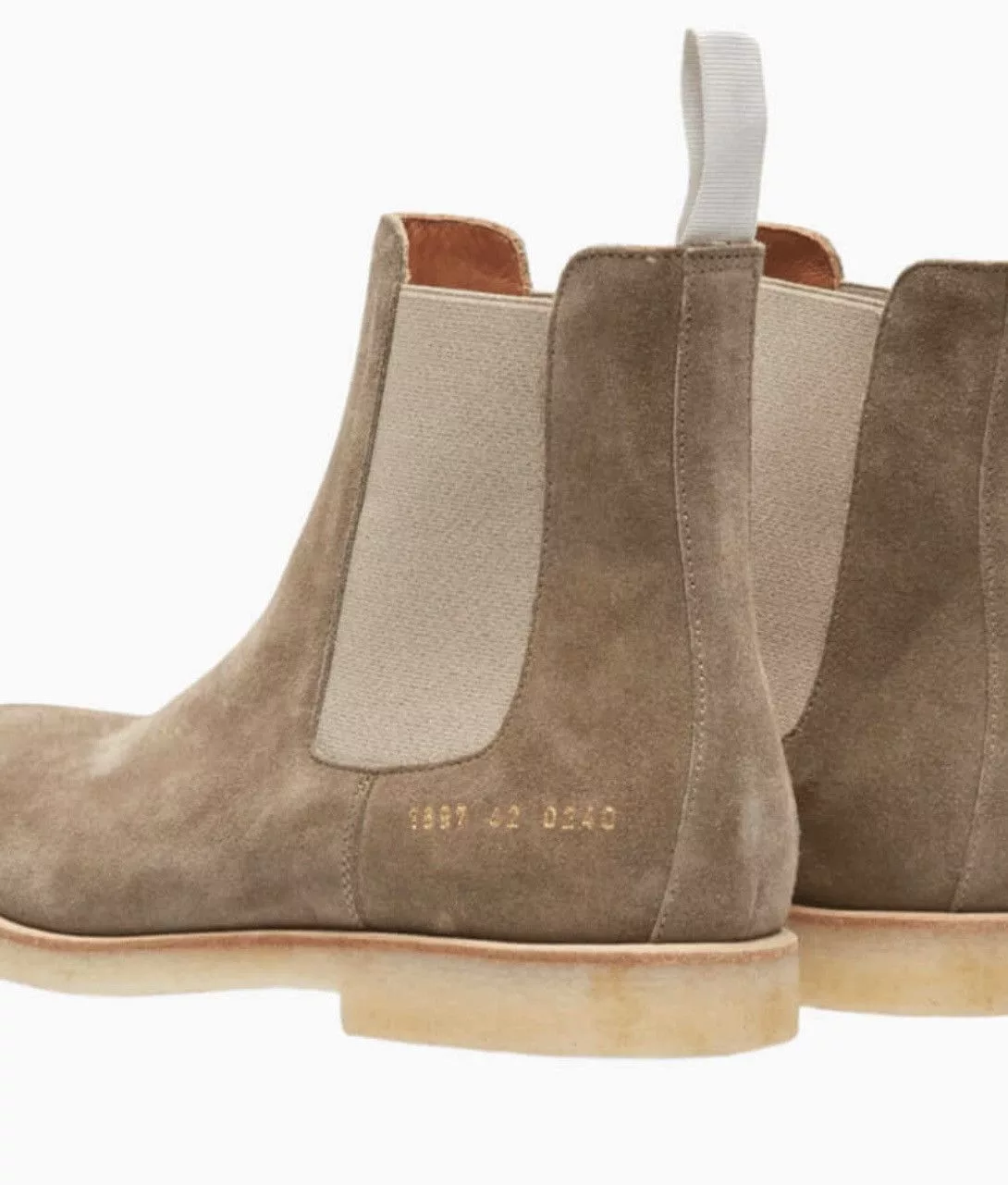 Common Projects Boots Common Projects Suede Chelsea Boots in Taupe sz 42 Brown