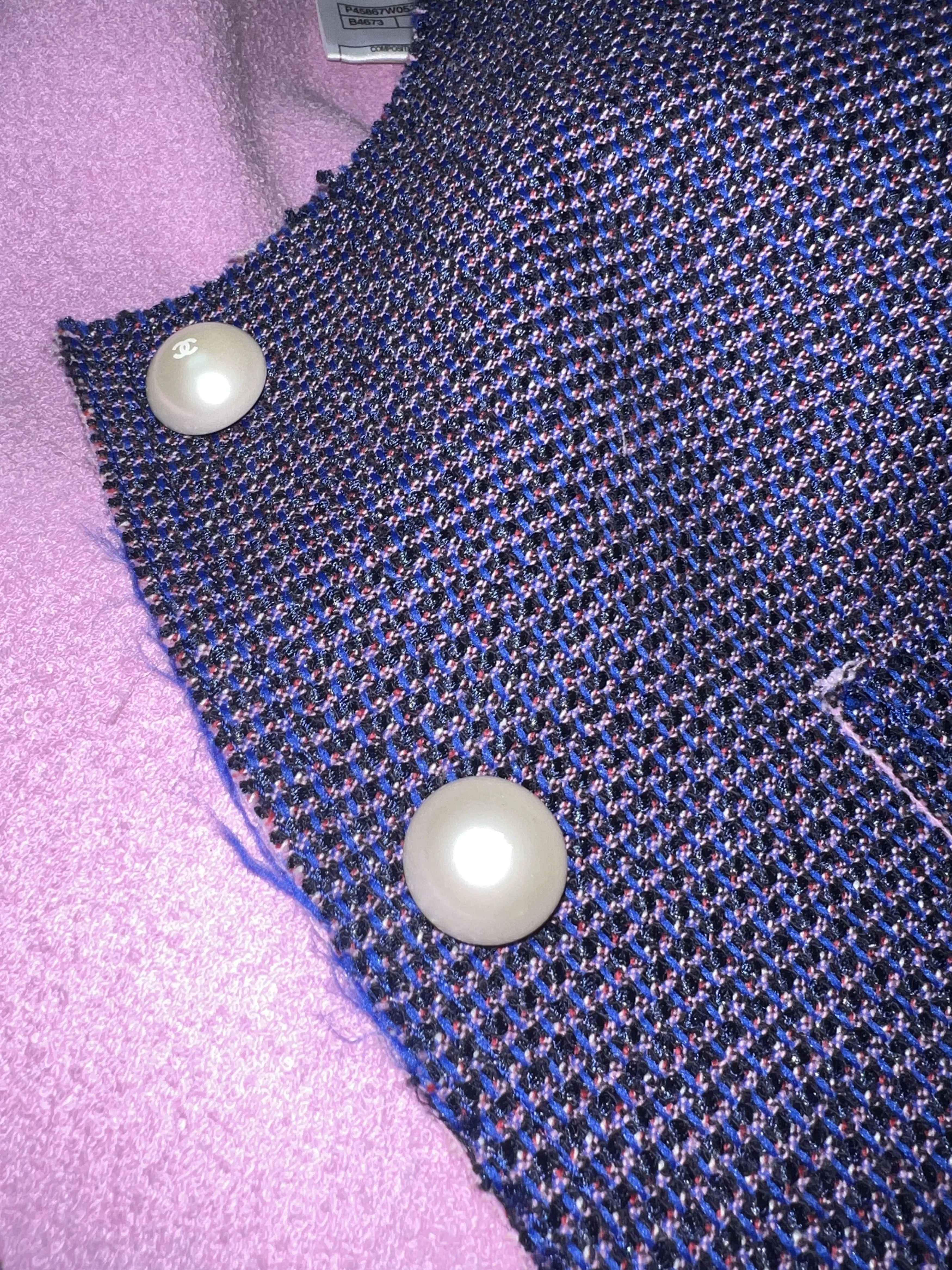 Chanel Jackets Chanel Pearl button jacekt Multi