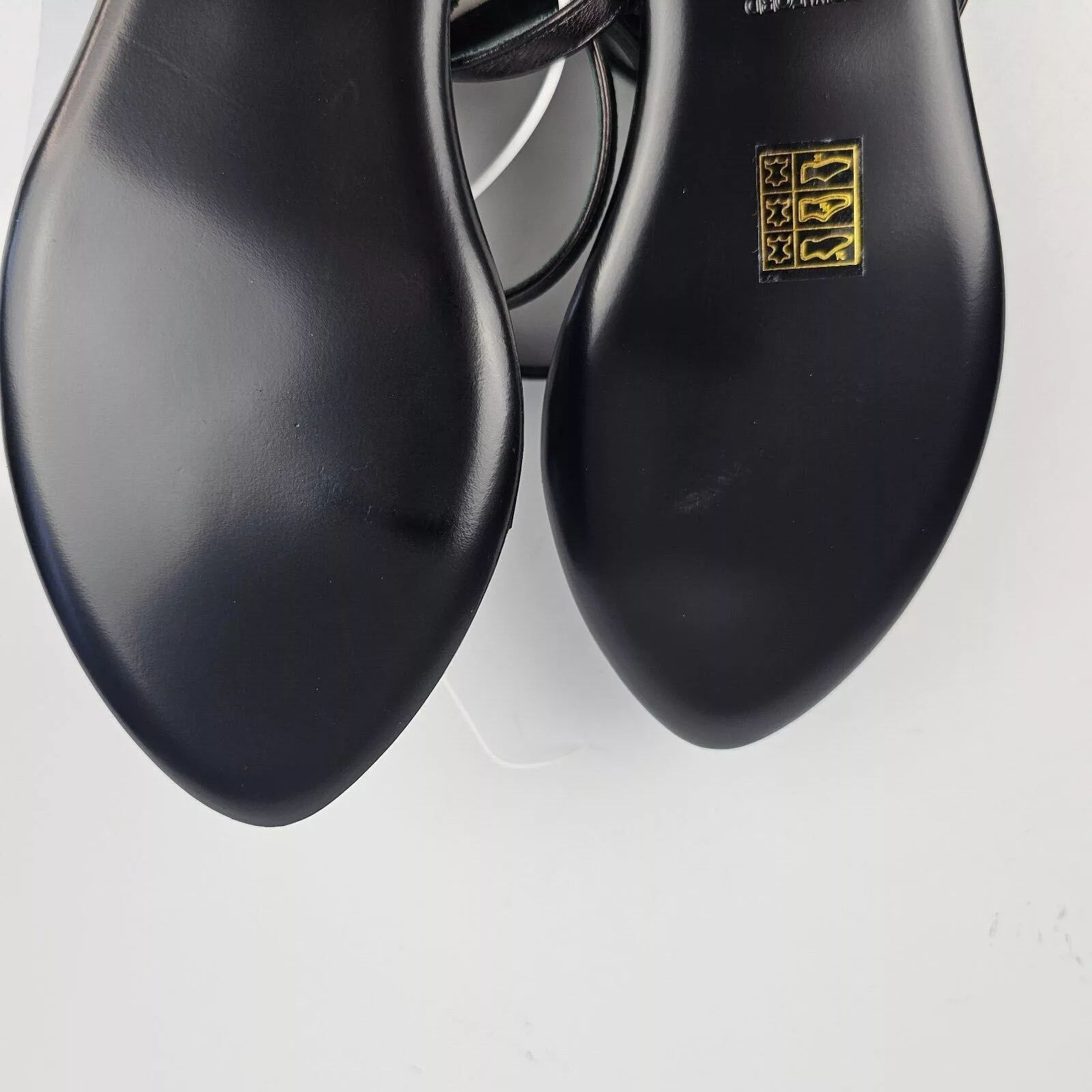 Tom Ford Flats Tom Ford Padlock Black Leather Sandals New
