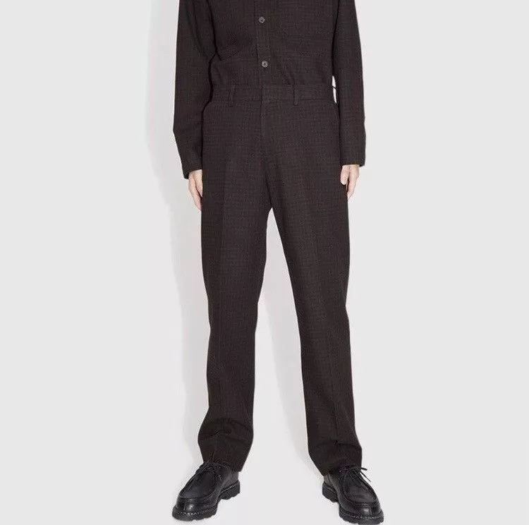Wood Wood Cropped Pants Wood Wood Charlie Wool Trousers Brown