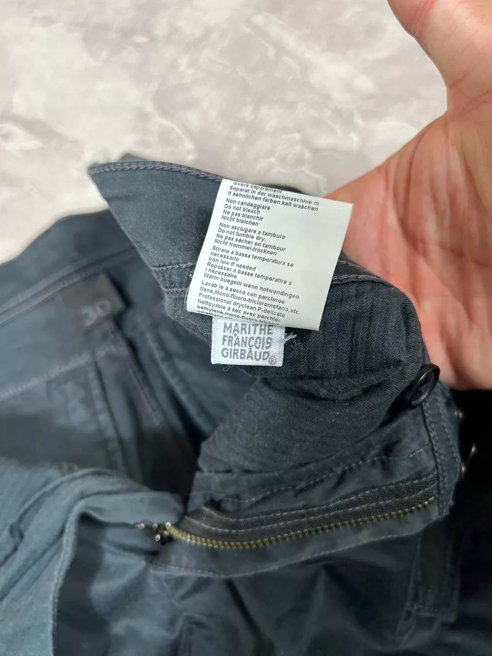 Marithe + Francois Girbaud Casual Pants Marithe + Francois Girbaud × Vintage Vintage Marithe Francois Girbaud Cargo Pants Blue