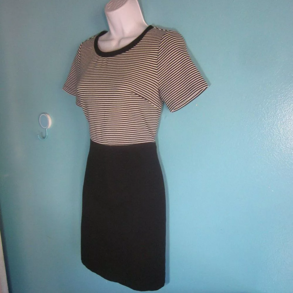 Loft Mini Dresses Loft Work Dress Size 2P Black