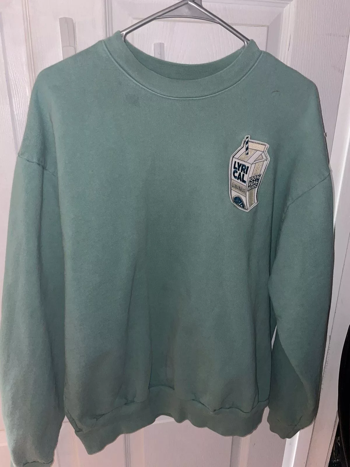 Lyrical Lemonade Sweatshirts Hoodies Lyrical Lemonade Patch Sweater Green