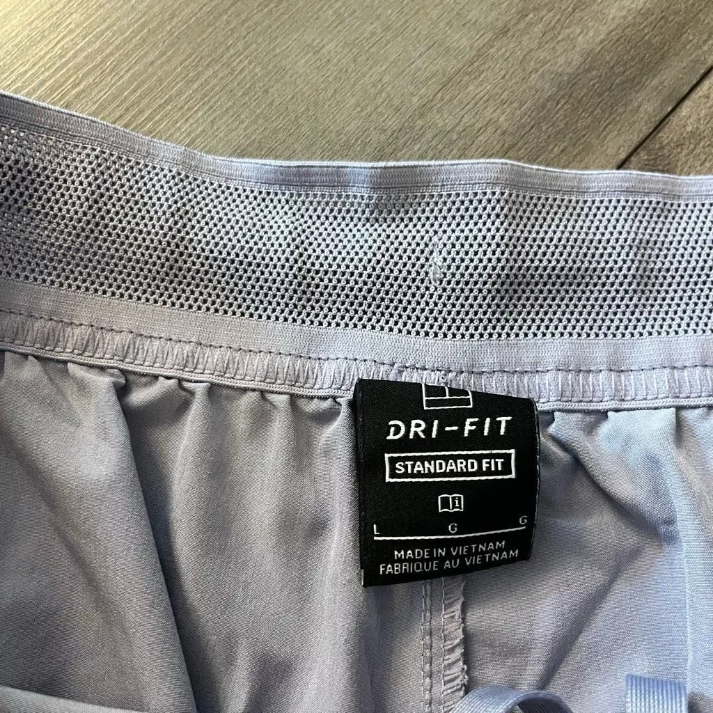 Nike Shorts Nike Grey/Purple Athletic Workout Shorts Men Large Bin B-210