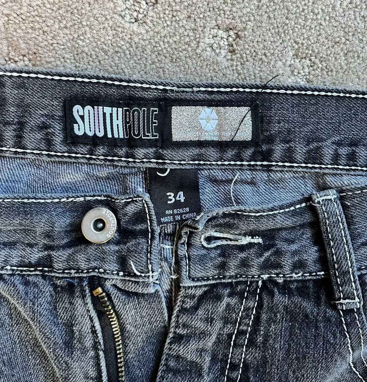 Southpole Denim Southpole × Vintage Vintage Baggy Y2K Southpole jeans Black Streetwear
