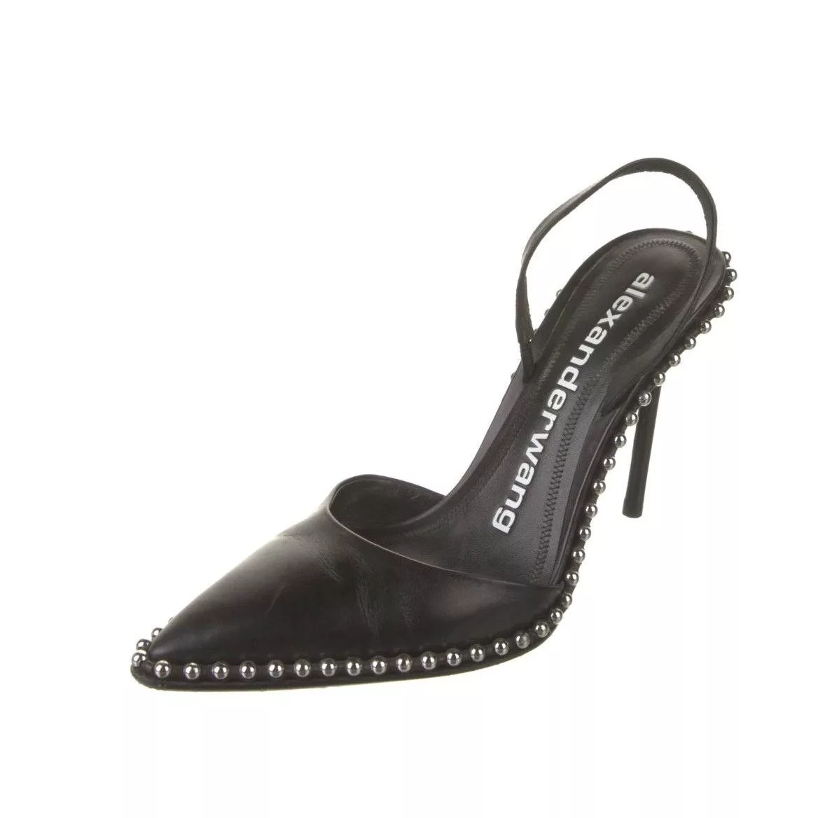 Alexander Wang Heels ALEXANDER WANG Leather Slingback Pumps 8.5 Black