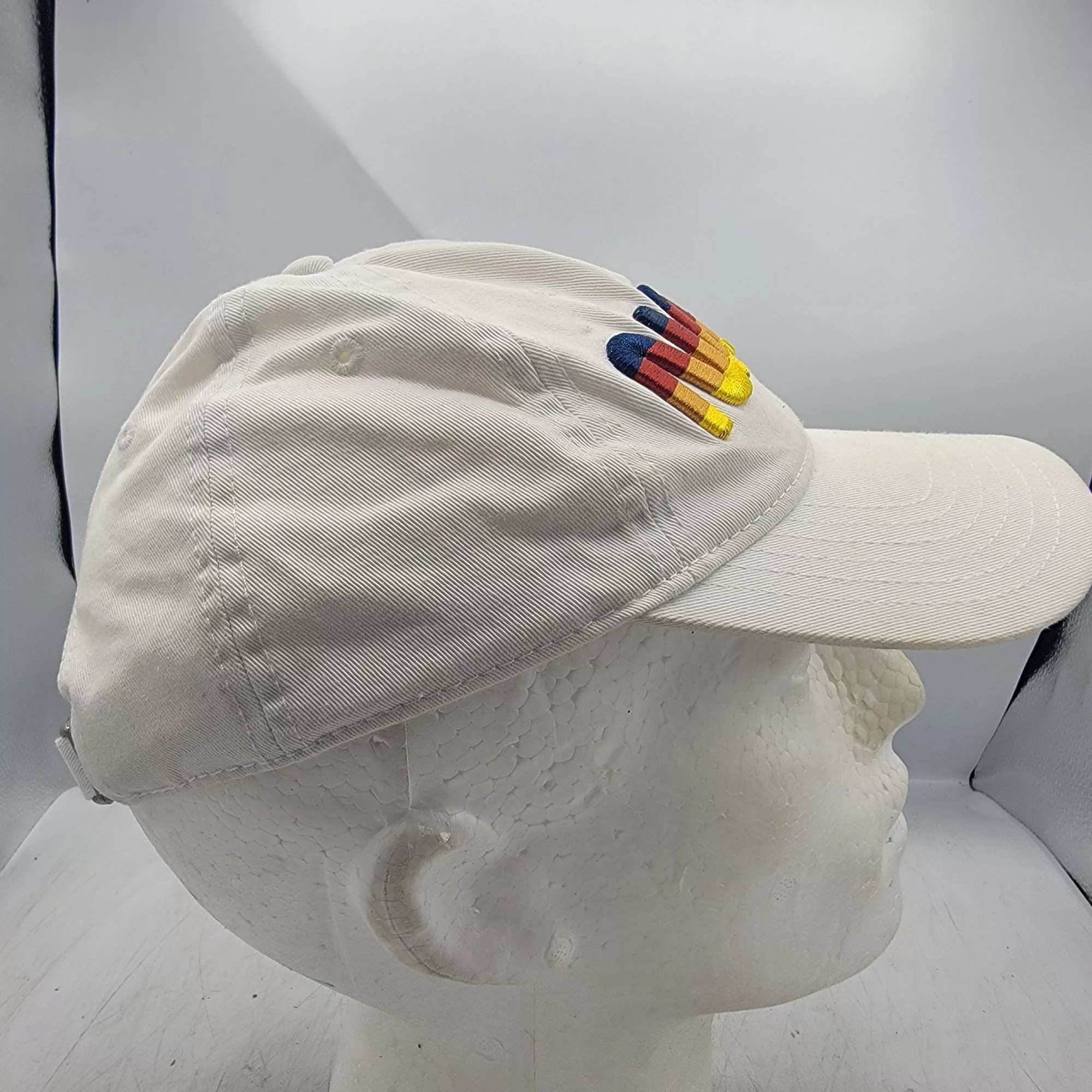 Mad Engine Hats NASA Embroidered Logo White Hat Cap By Mad Engine Casual Lig