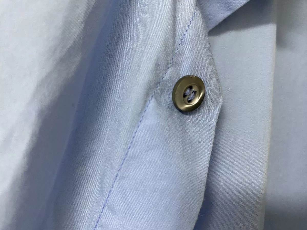 Prada Shirts Button Ups Prada big logo shirts Blue
