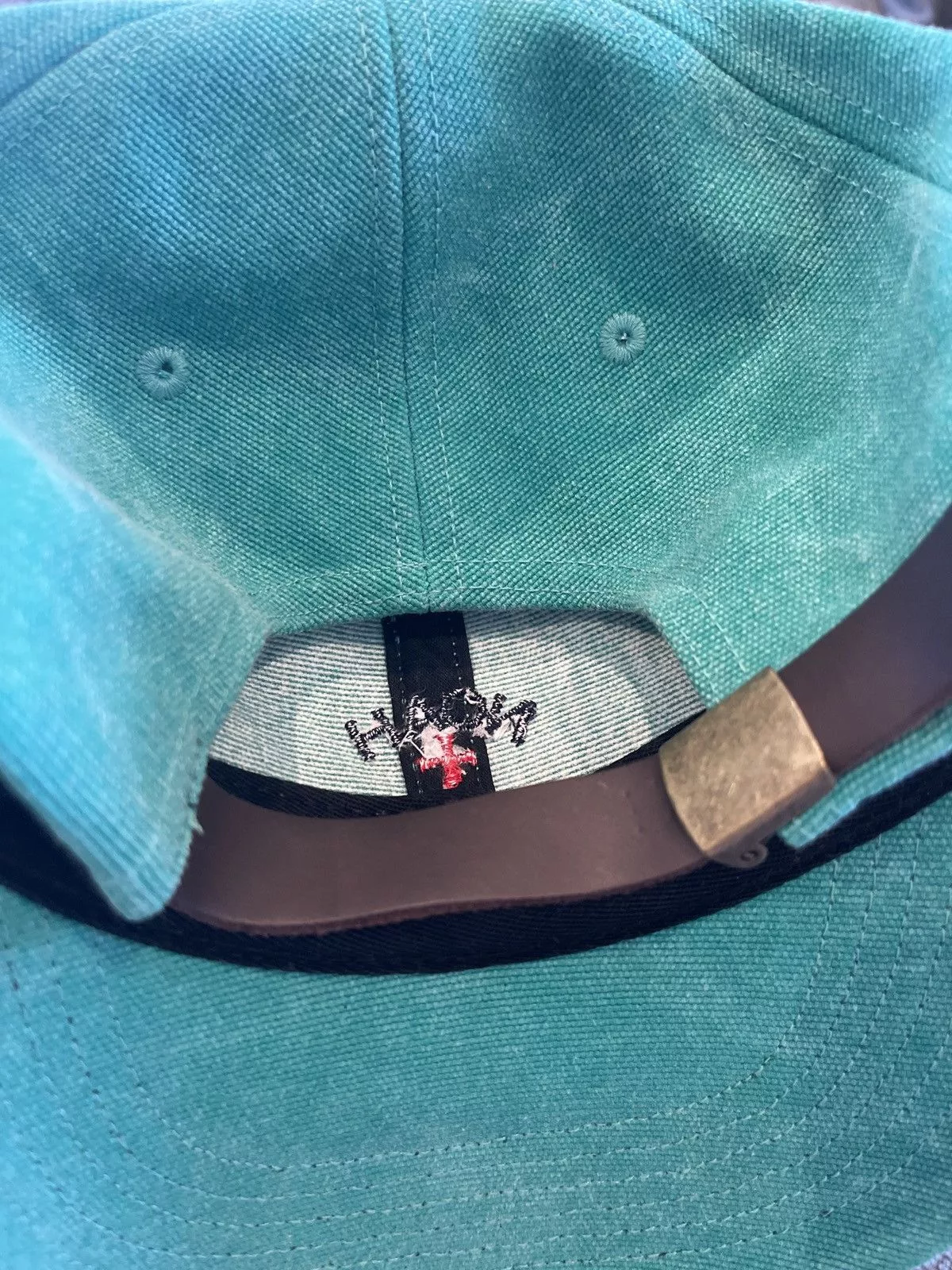 Noah Hats Noah Six-Panel Leather Strap Hat Green