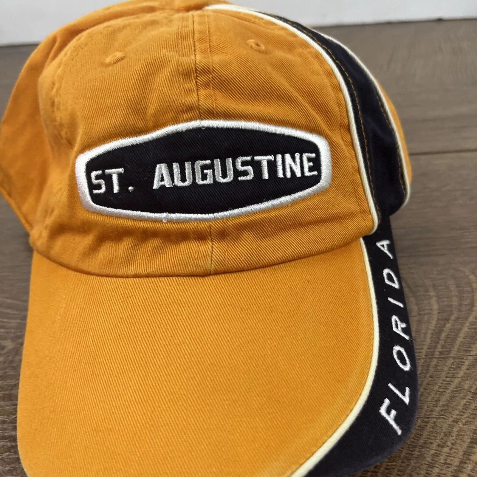 Other Hats Other St. Augustine Hat Florida Adjustable Hat Orange Adjustable H
