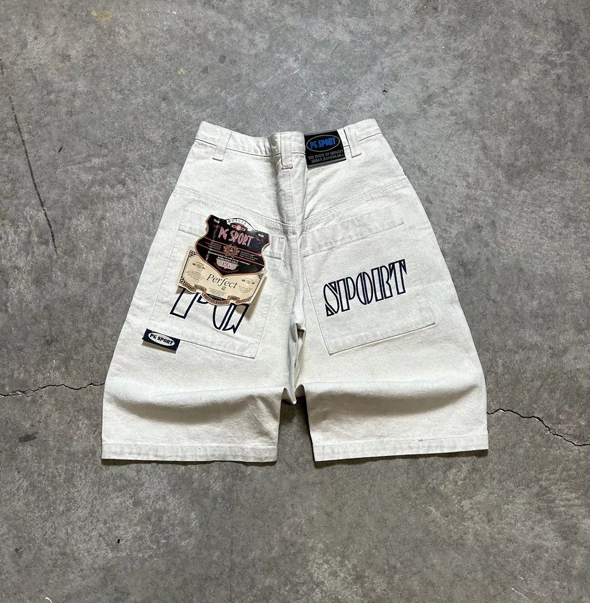 JNCO Shorts JNCO × Vintage Vintage 90s/y2k PG Sport skater carpenter jorts tan Brown