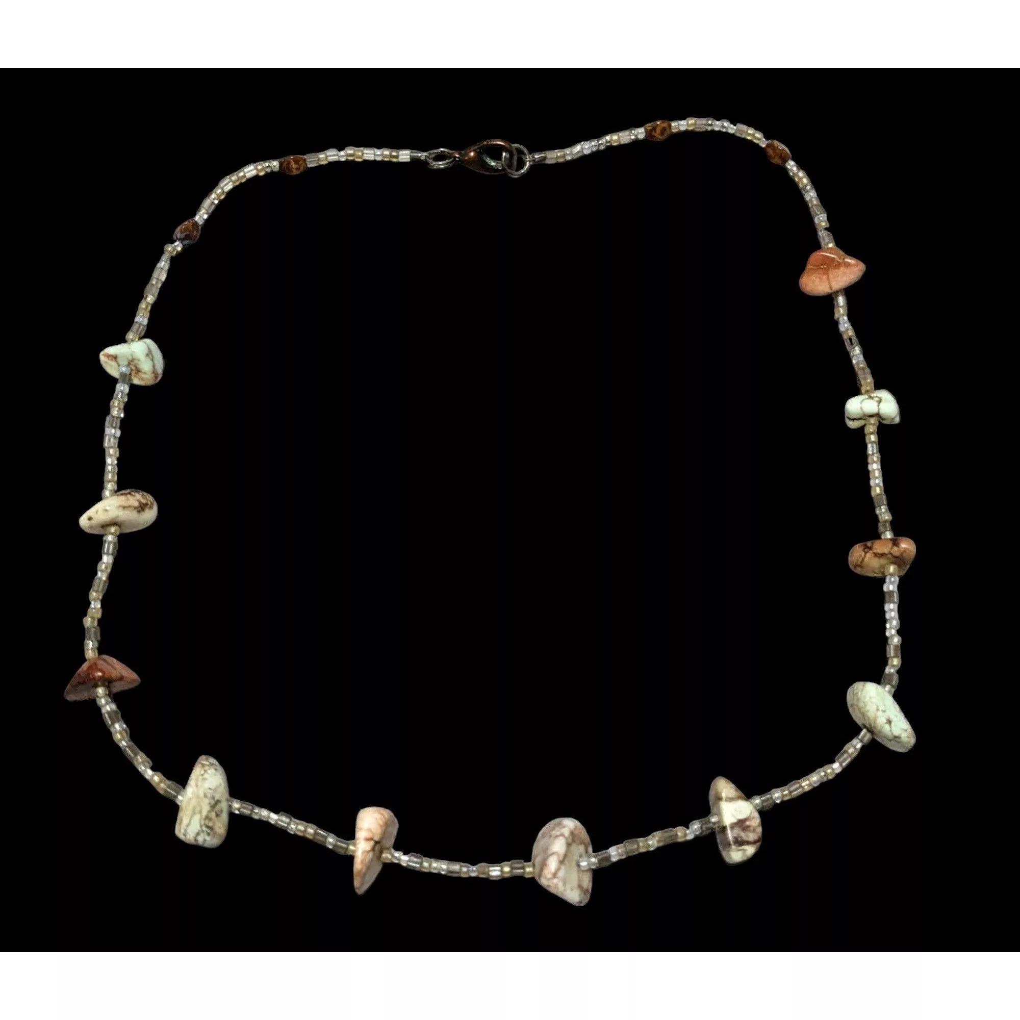 Other Necklaces Other Beaded Gem Chip Necklace Multi