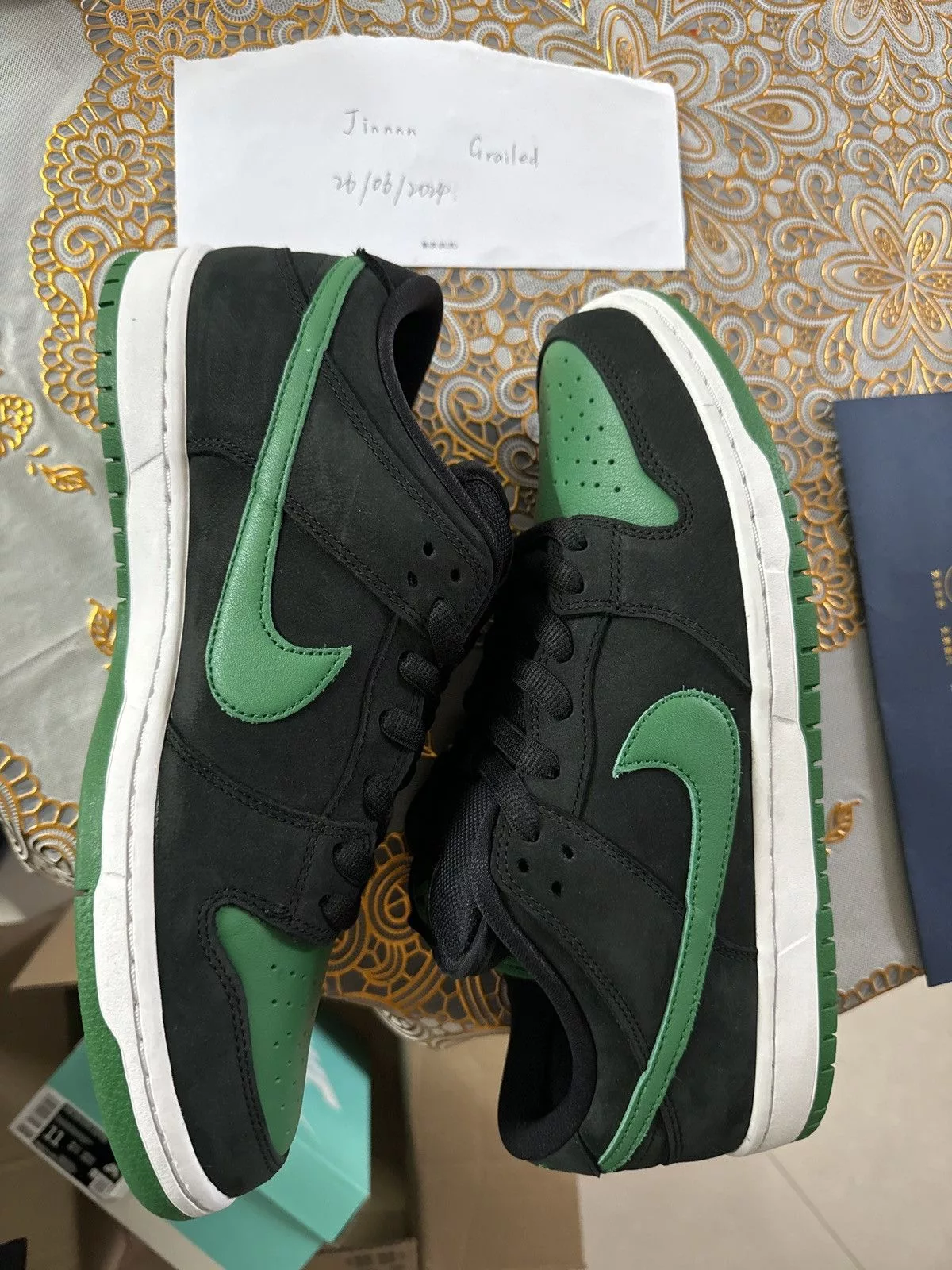Nike Low Top Sneakers Nike Dunk SB Pine Green